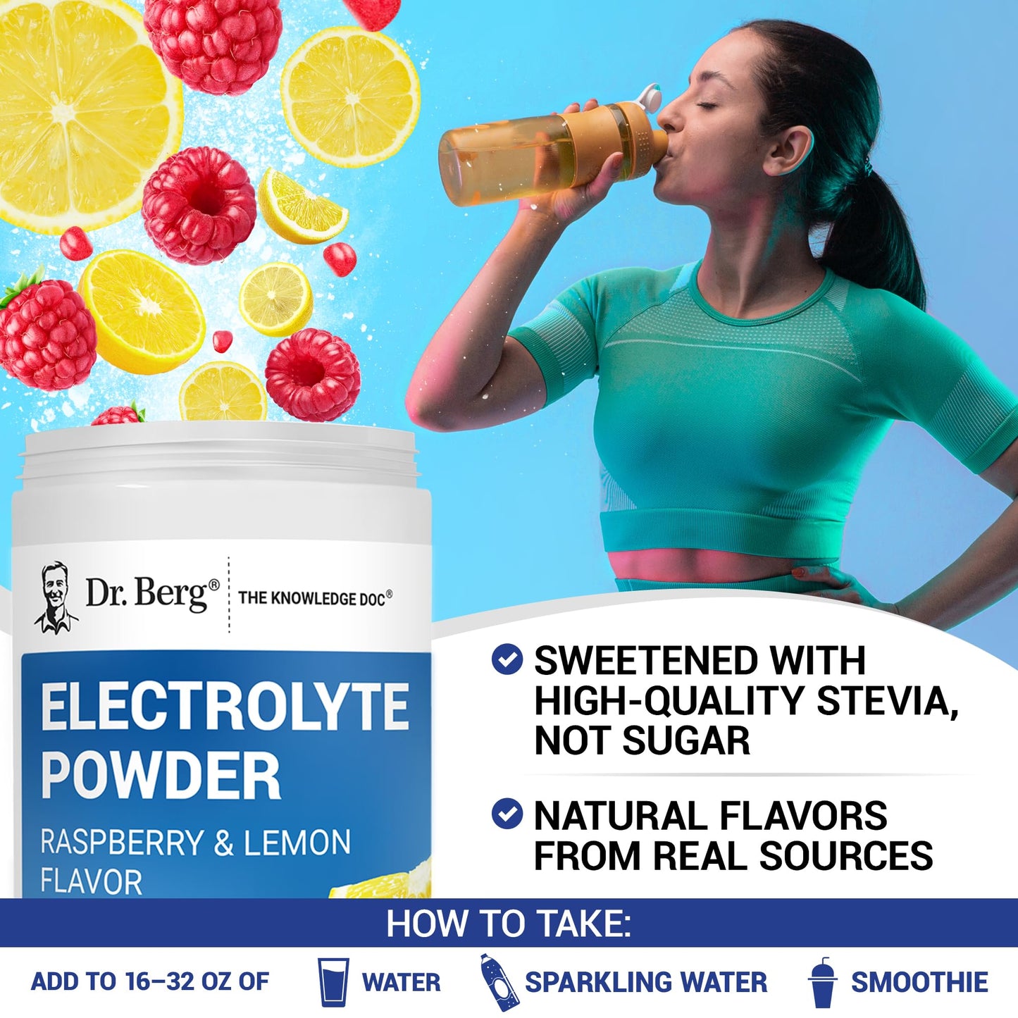 Dr. Berg Nutritionals Zero Sugar Hydration Keto Electrolyte Powder 23.28