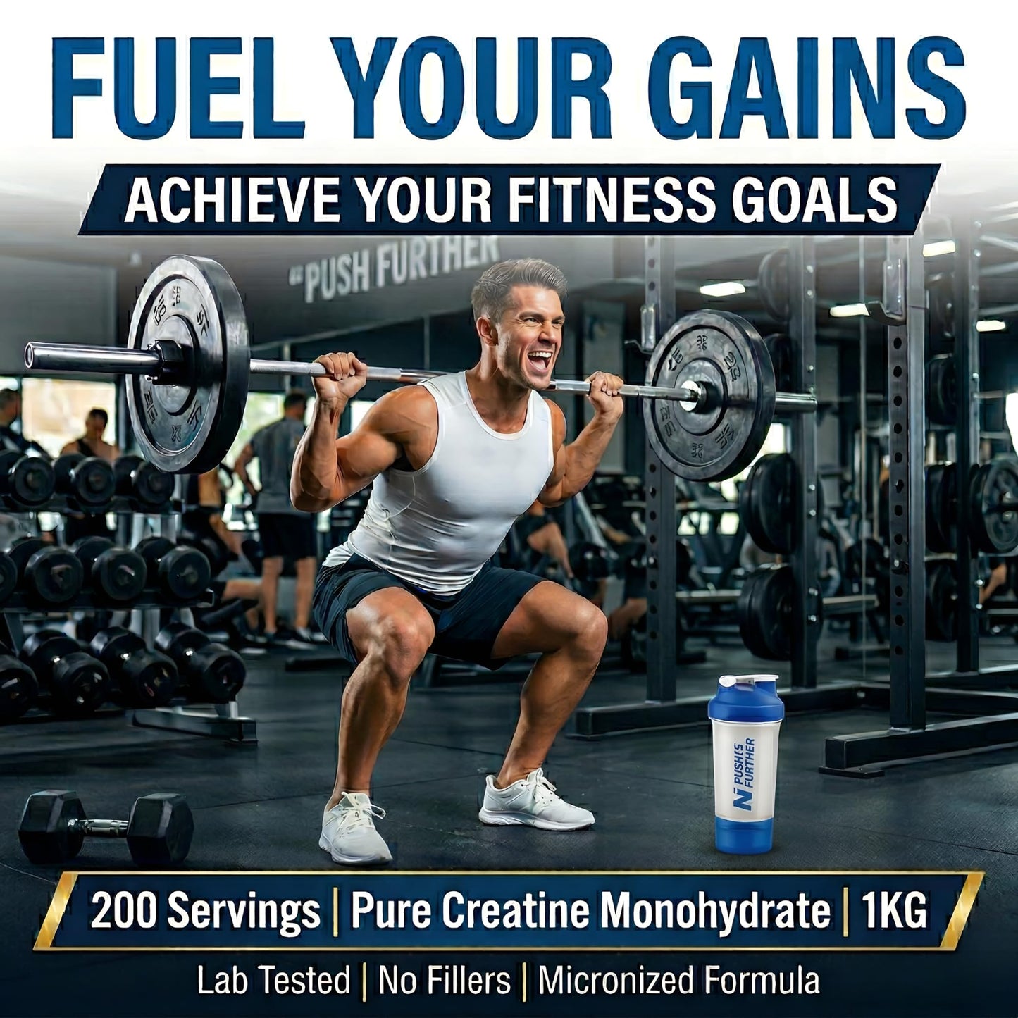 BUY THE CRAVE Ultra-Pure Micronized Creatine Monohydrate Powder 35.2 oz