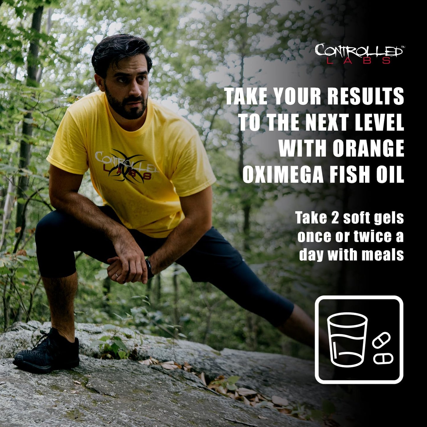 Controlled Labs Orange Oximega Fish Oil Supplement Softgel 1 Count