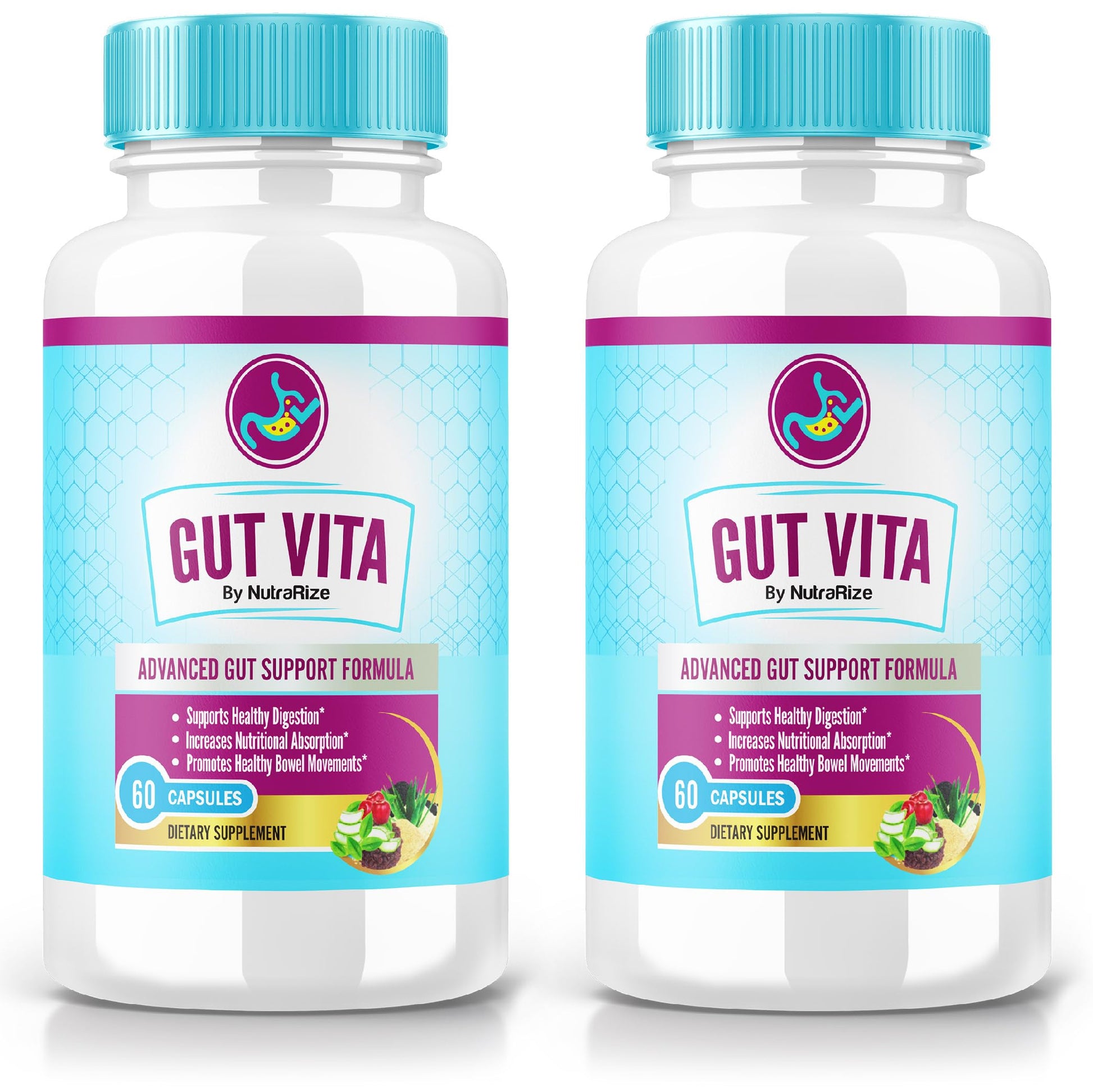 NutraRize Gut Vita Capsules 120 Capsules