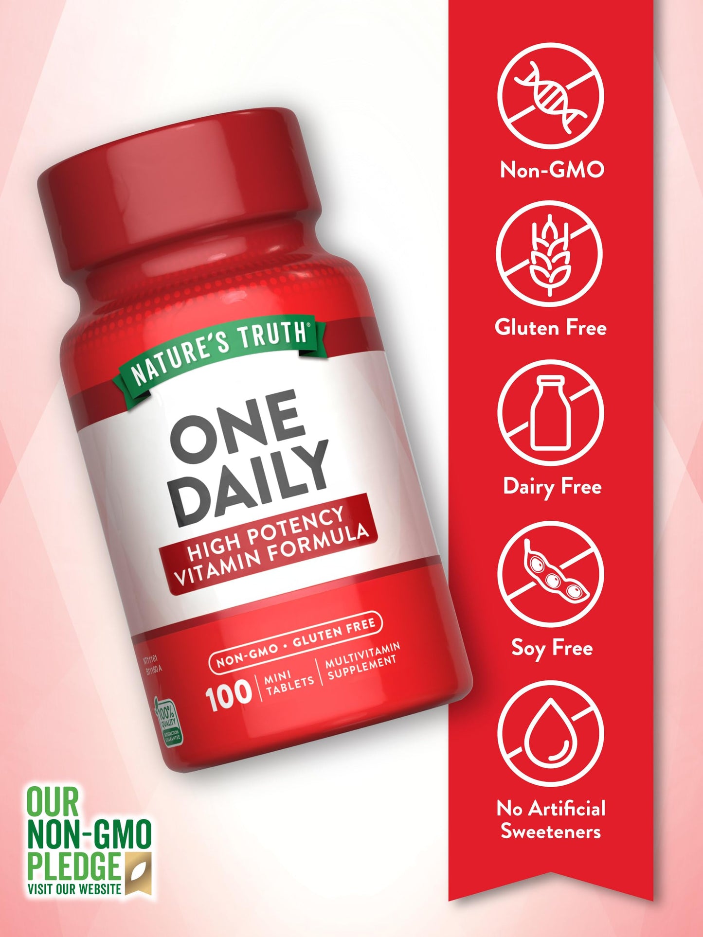 Nature's Truth One Daily Multivitamin Tablets 100