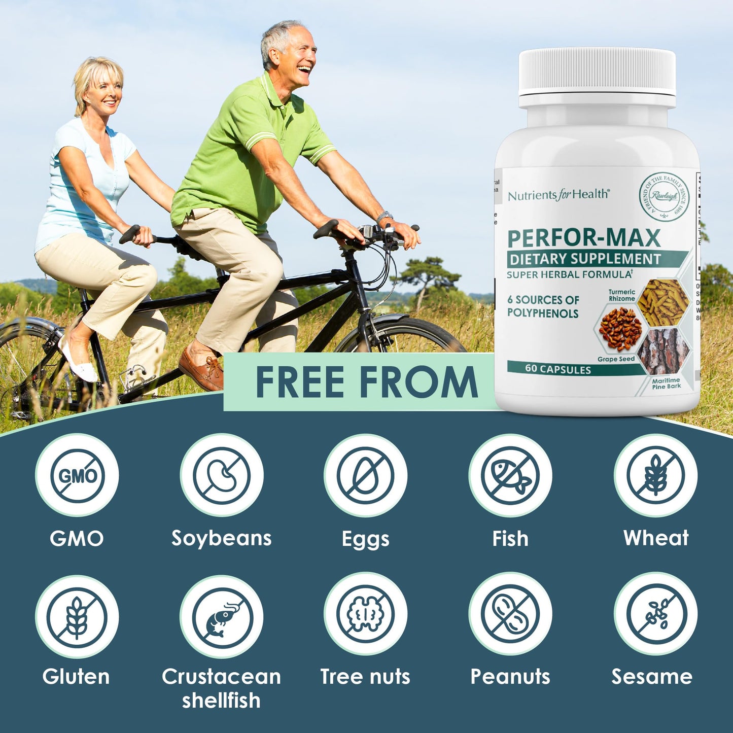 Rawleigh Perfor-Max Antioxidant Blend Capsule, 60 Capsules