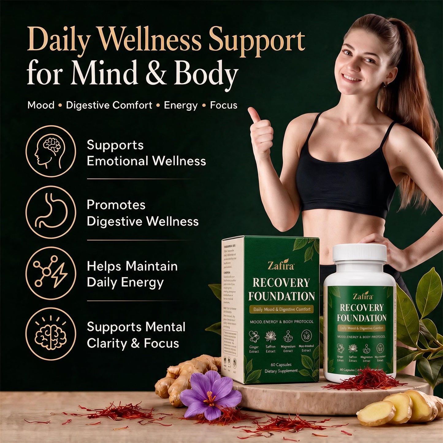 WSGSCBP157 Zafira Recovery Foundation 60 Capsules