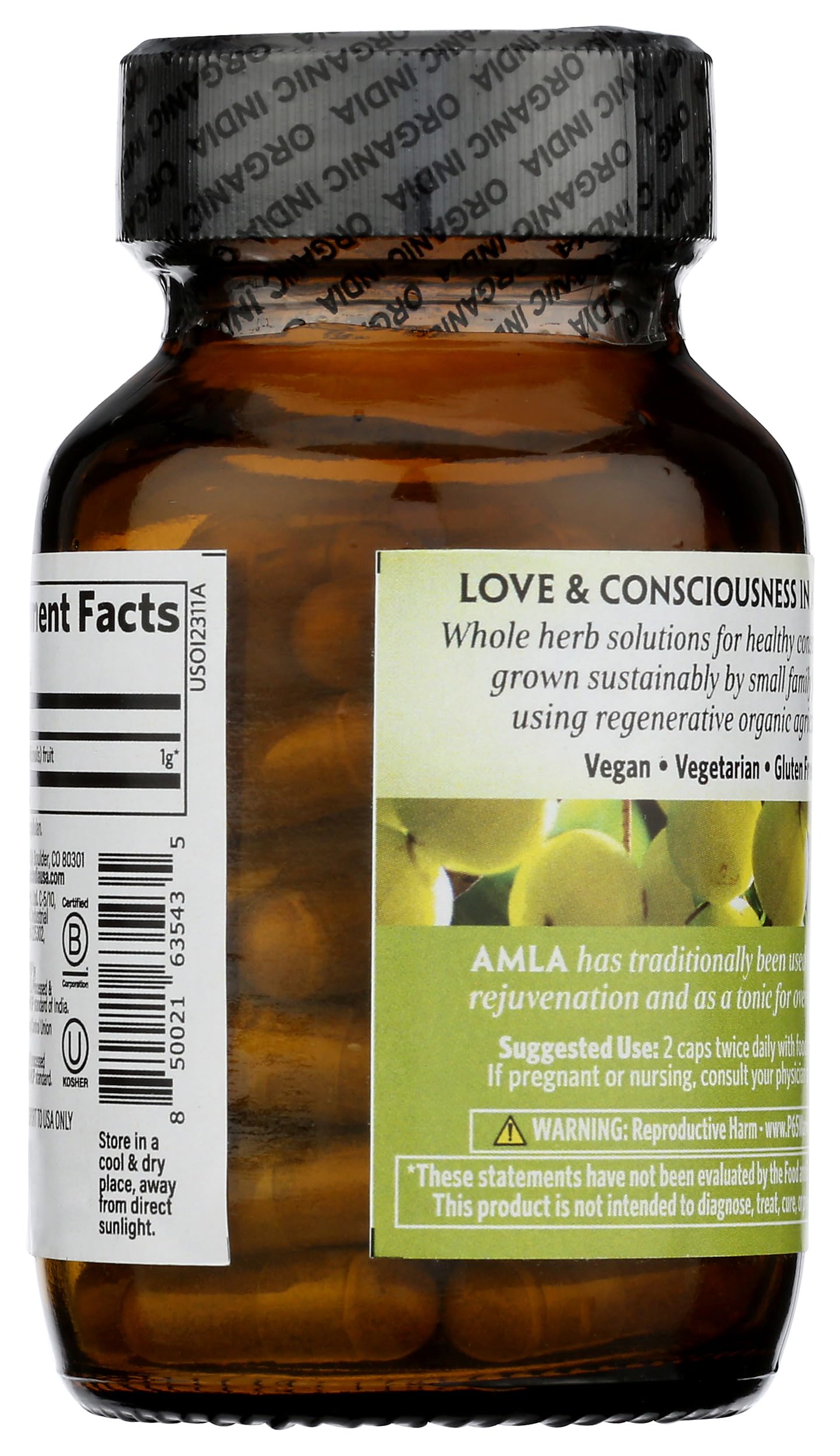ORGANIC INDIA Amla 60 Capsules