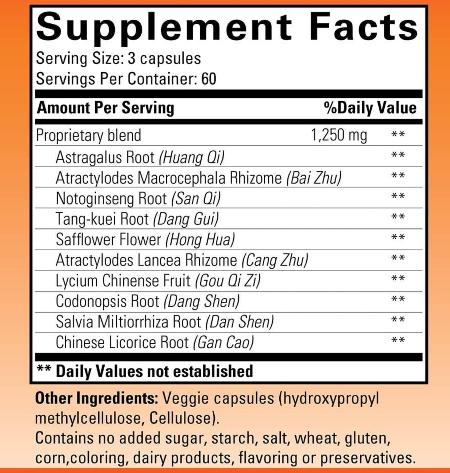 Tango Vital Cell Natural Anti-Aging Supplement for Men and Women Capsules 180