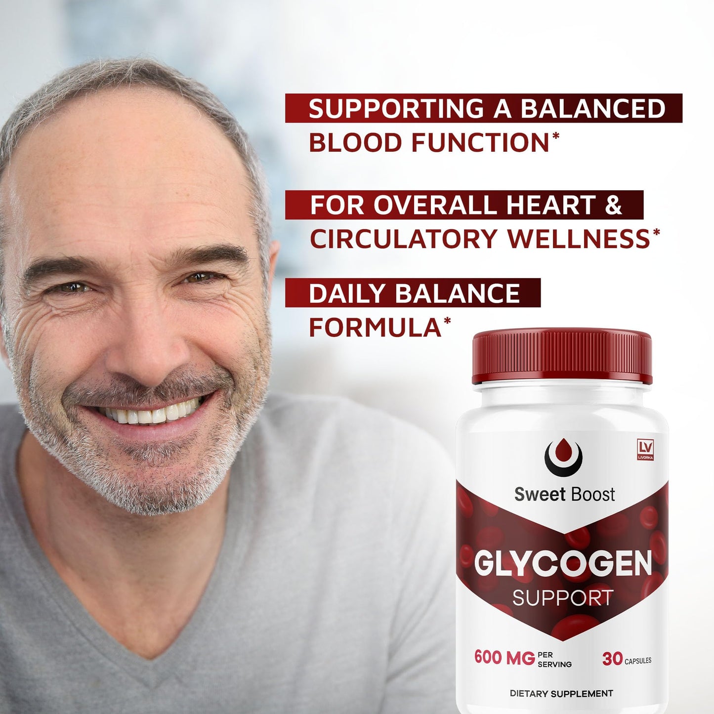 LIVORKA SweetBoost Glycogen Support Capsules 30 Capsules