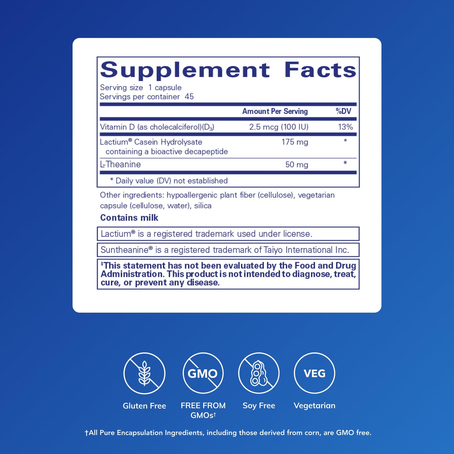 Pure Encapsulations Sereniten Plus Capsules 45