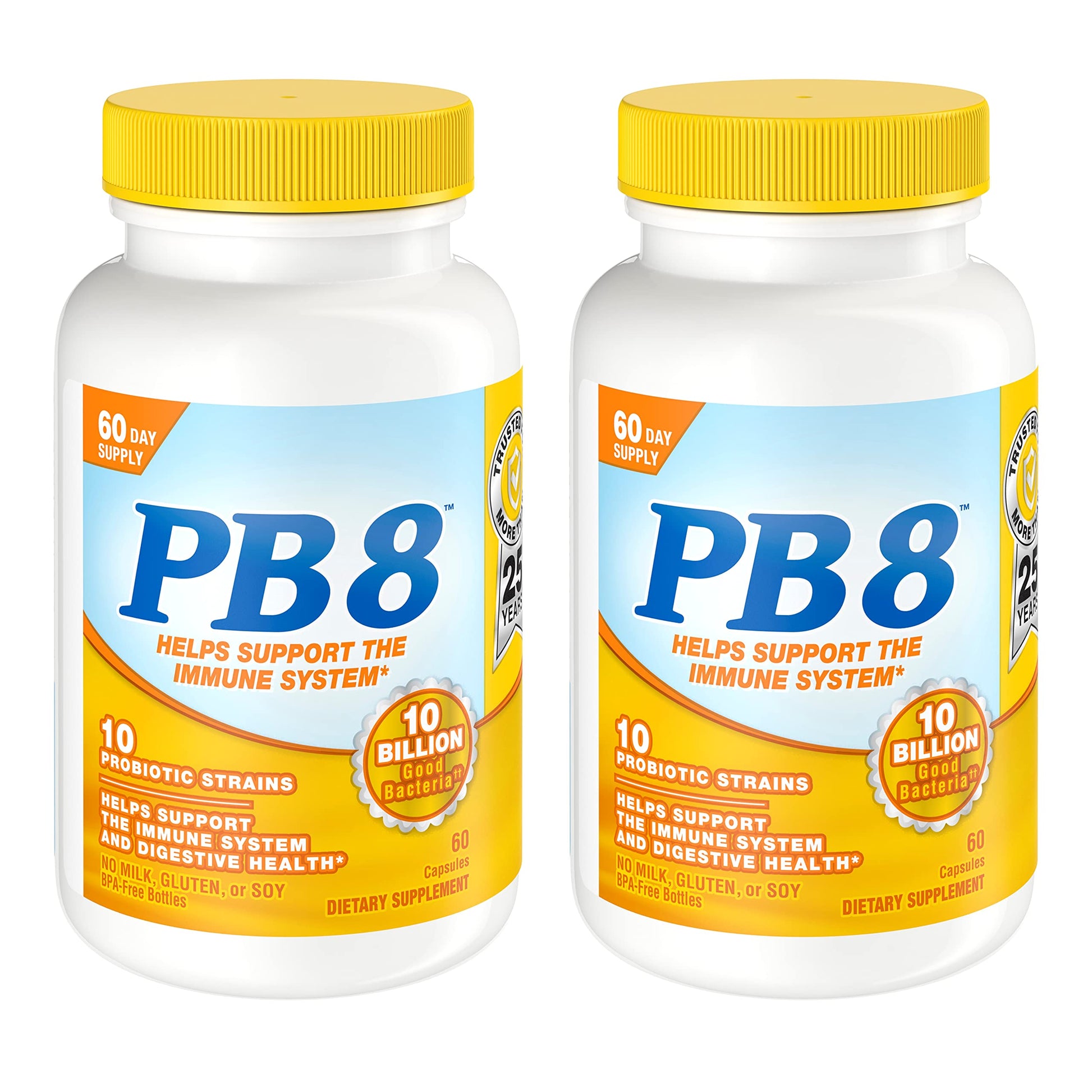 Nutrition Now PB 8 Probiotic Immune Support Supplement Capsules, 120 Count