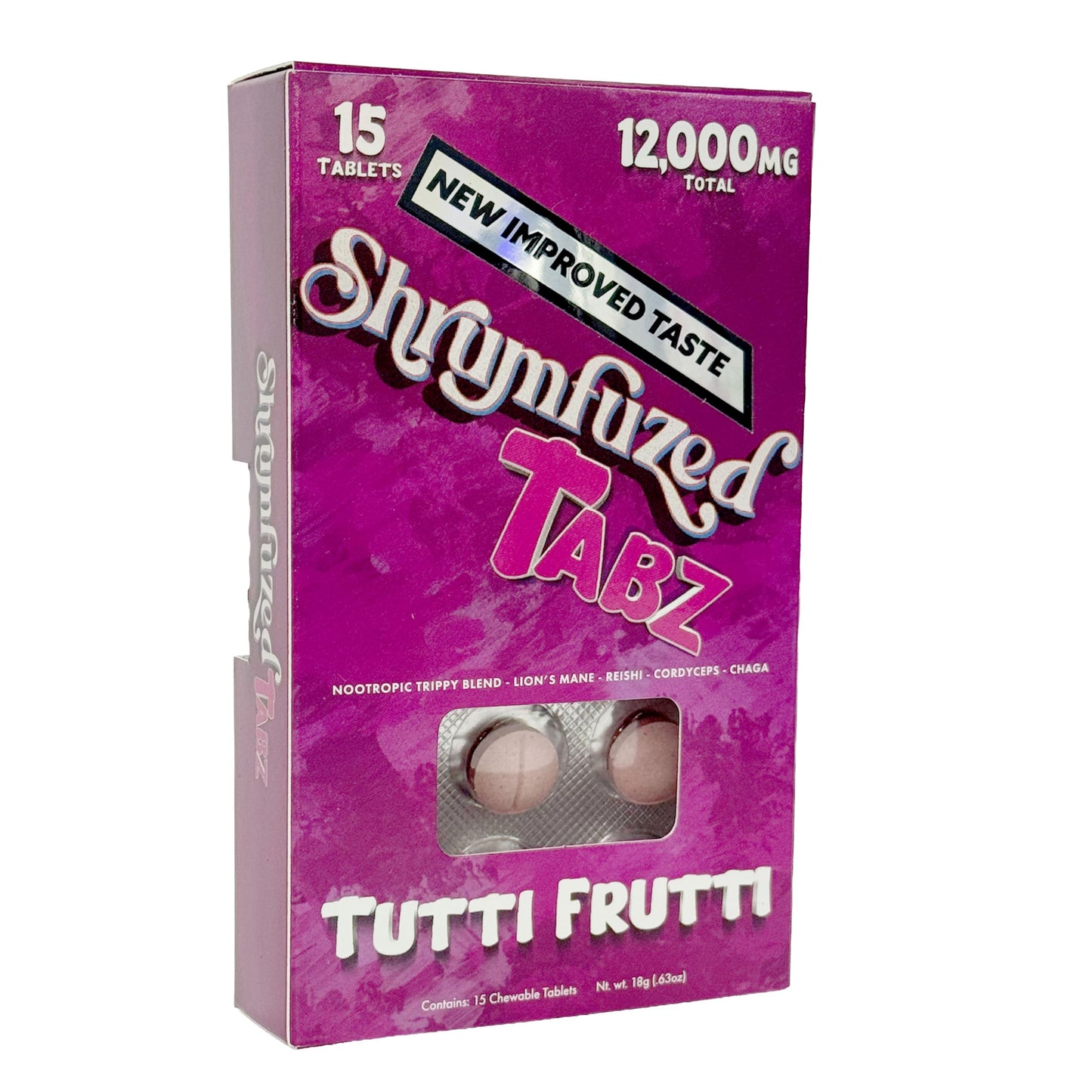 Shrumfuzed Proprietary Nootropic Chewable Tablets, 15 Tablets