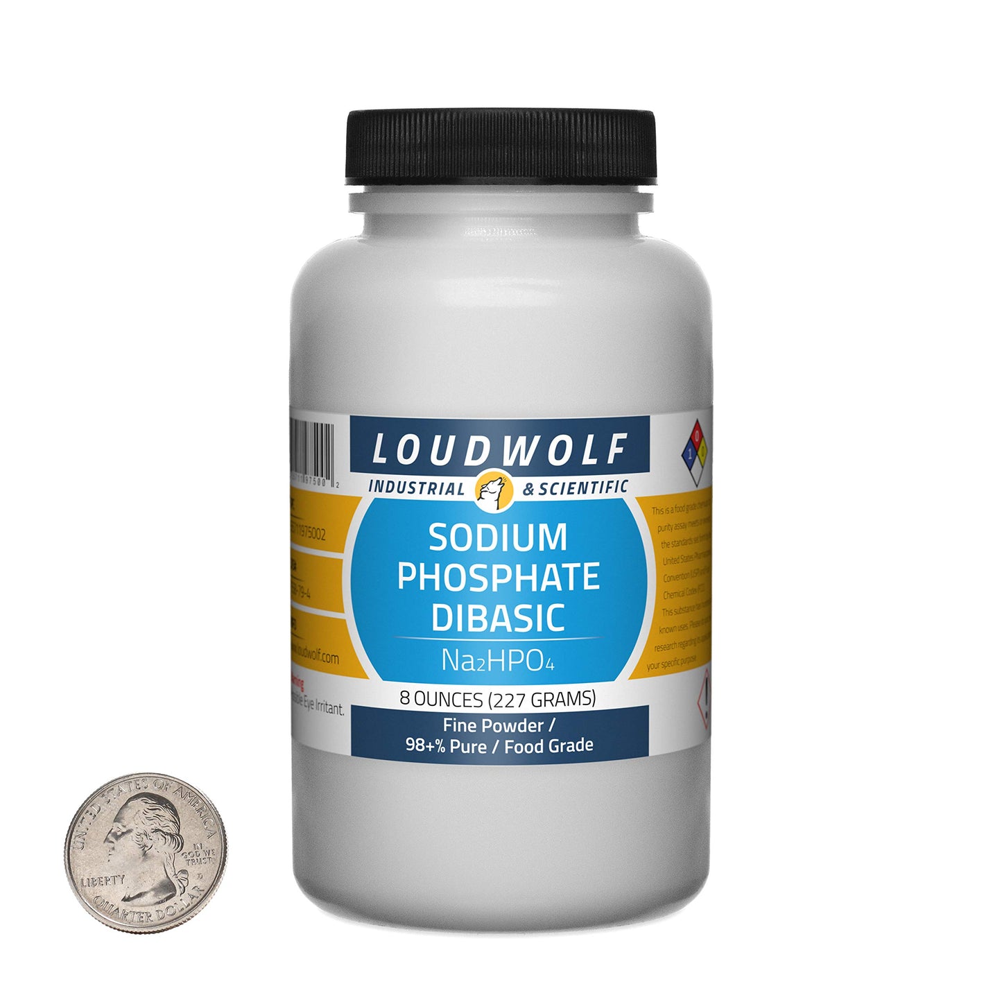 Loudwolf Sodium Phosphate Dibasic Powder, 3 Bottles, 1.5 Pounds