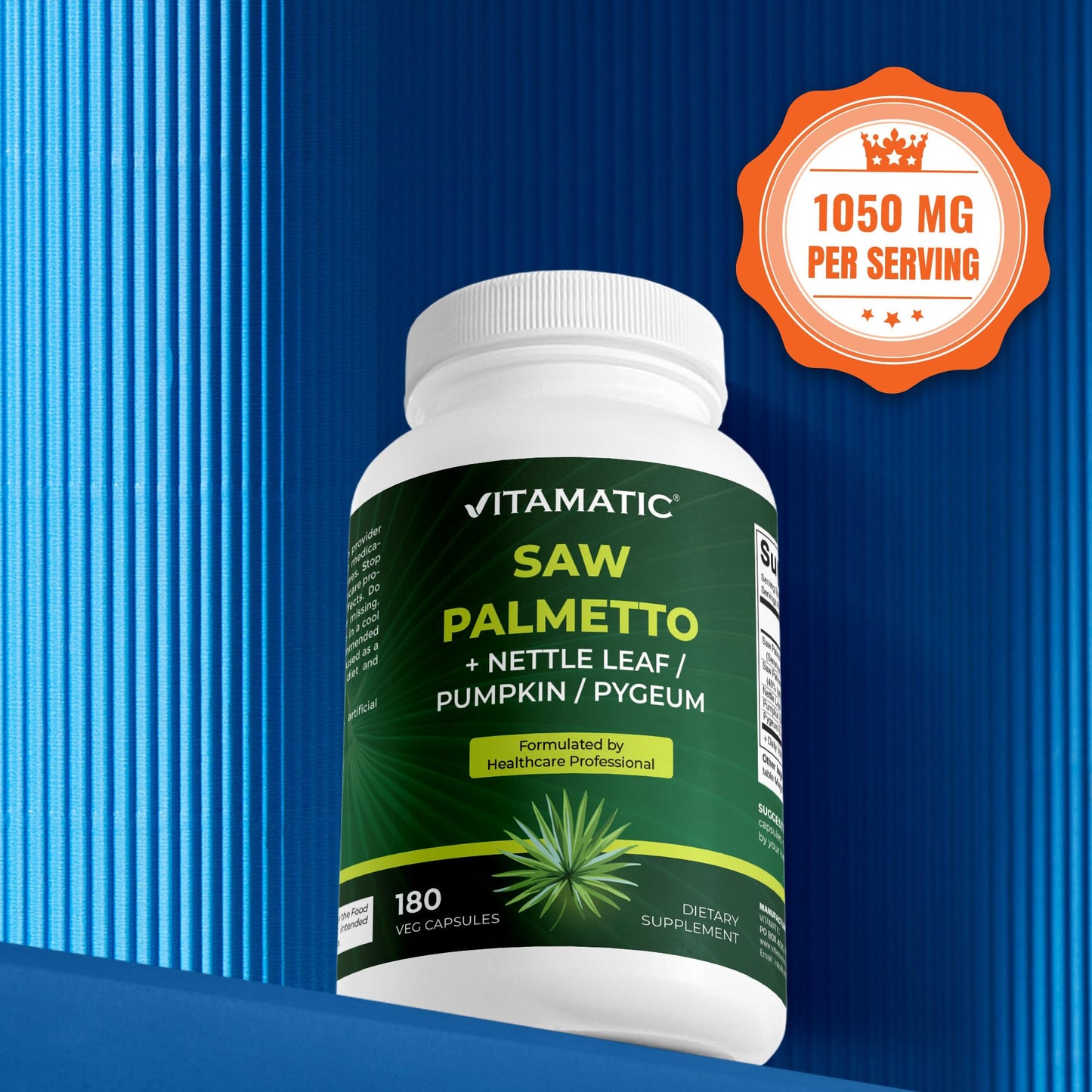 Vitamatic Saw Palmetto Extract Capsules 180 Count