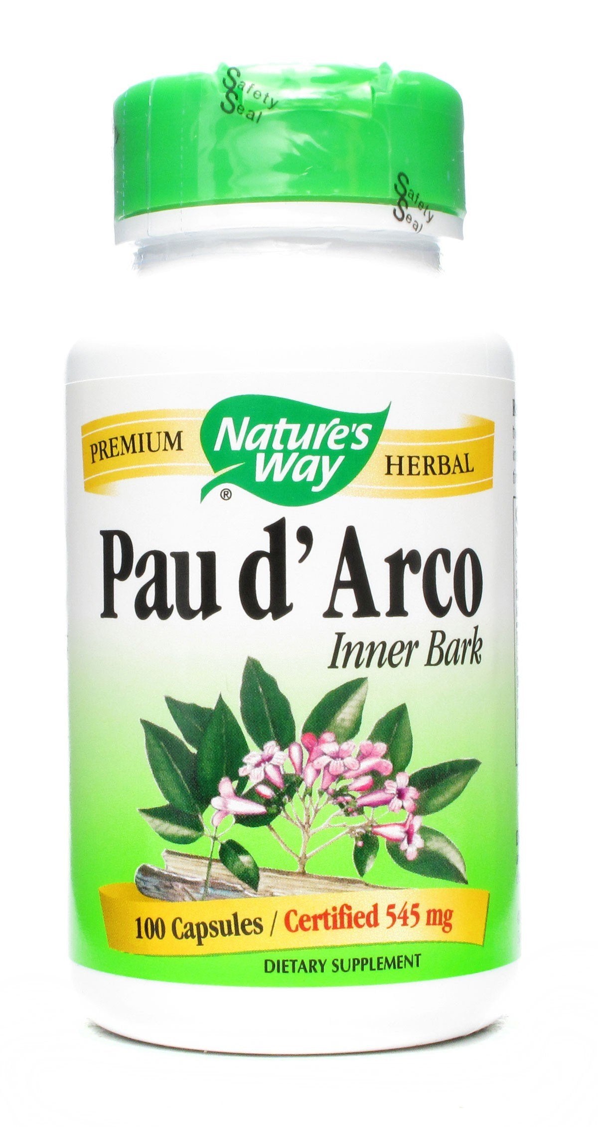 Nature's Way Pau D'arco Capsules 100 Count