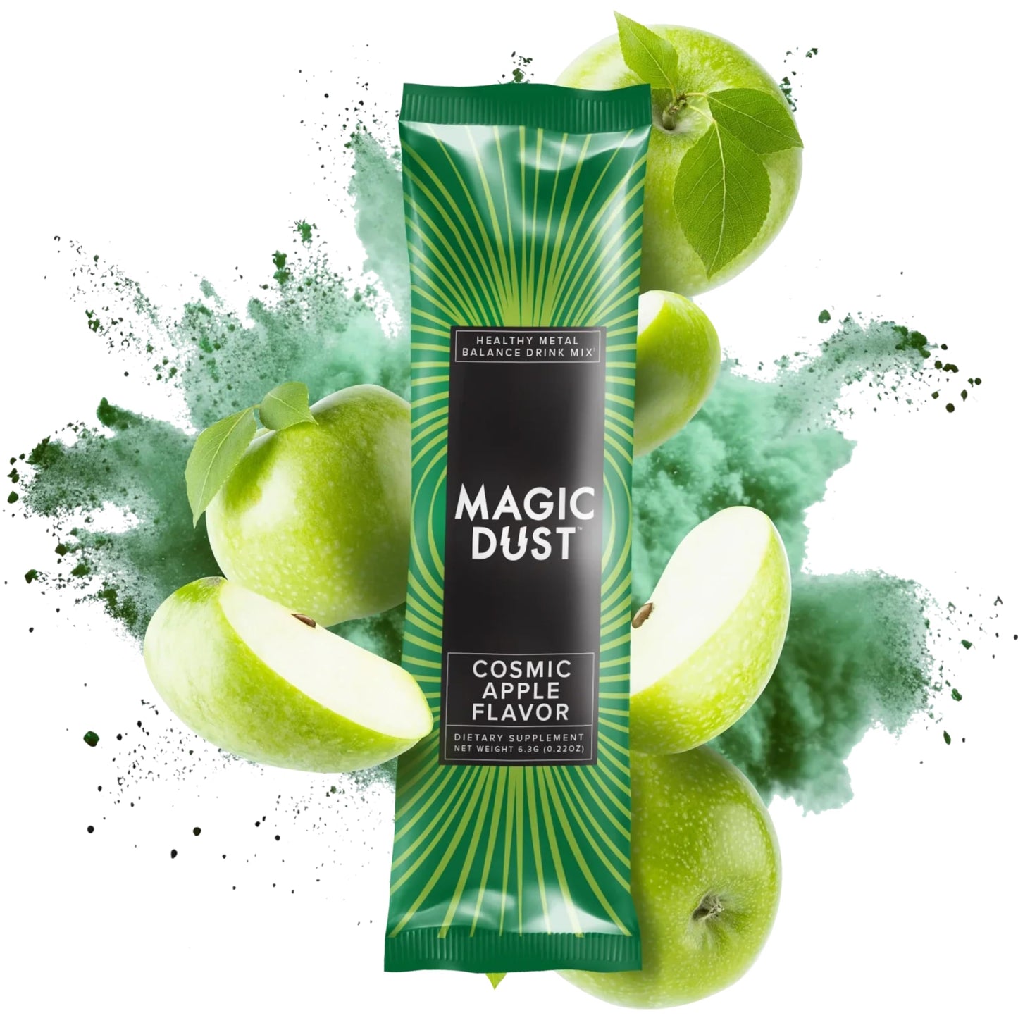 InnoSupps Magic Dust Super Greens Powder Cosmic Apple 4.4 Ounce (Pack of 1)