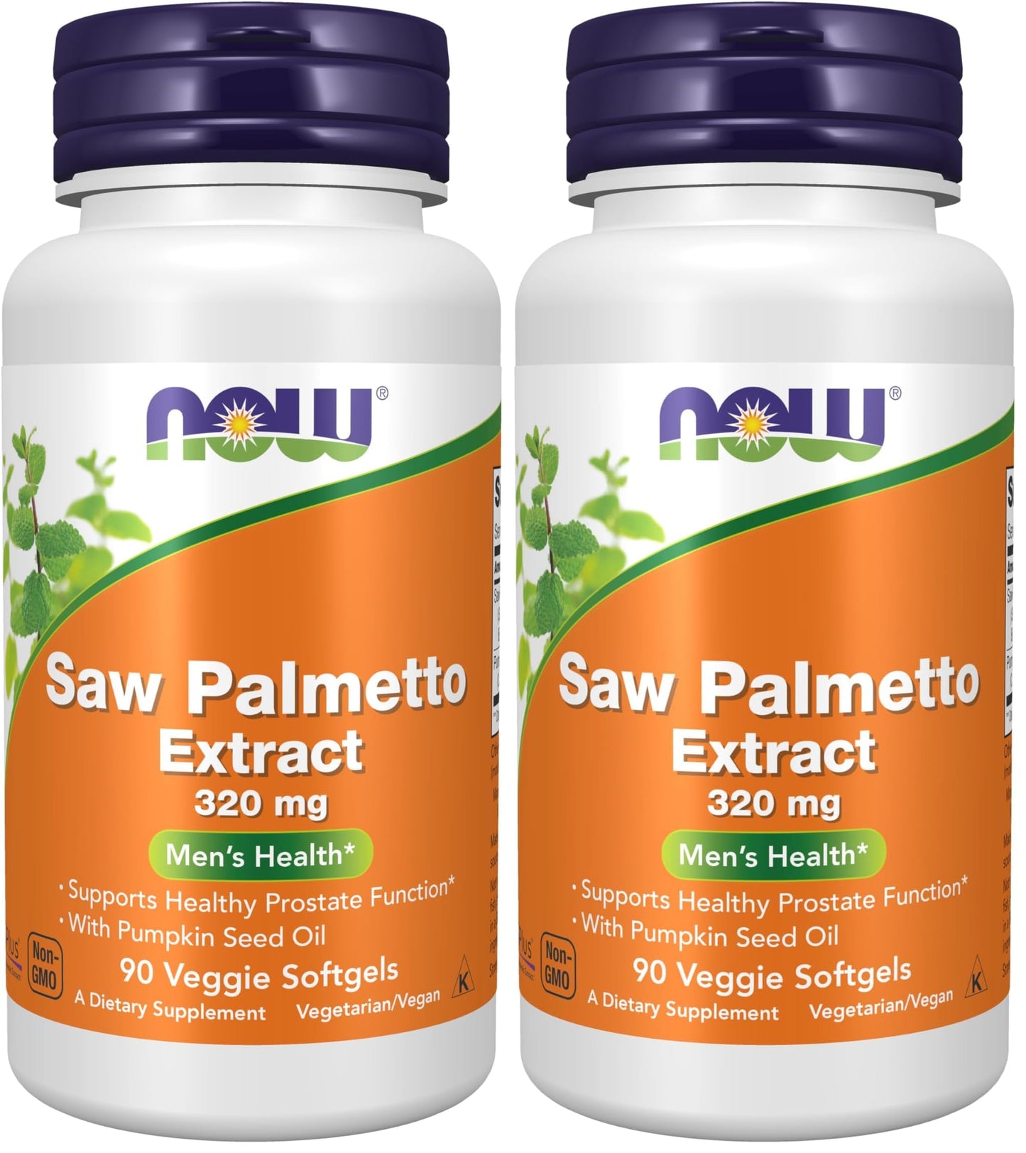 NOW Foods Saw Palmetto Extract 320 mg with Pumpkin Seed Oil, 180 Softgels