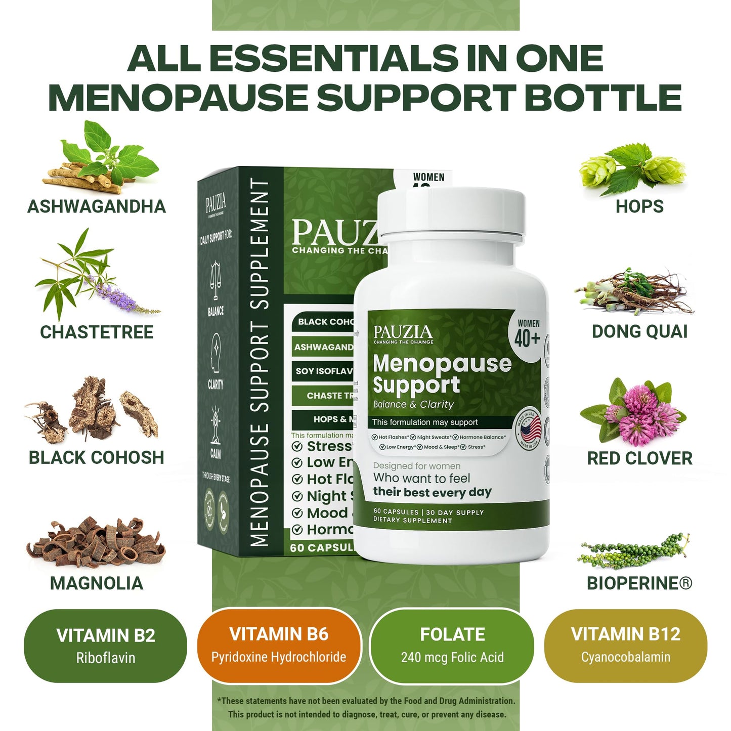 KERAPIL PAUZIA Menopause Supplements Capsule 60 Capsules