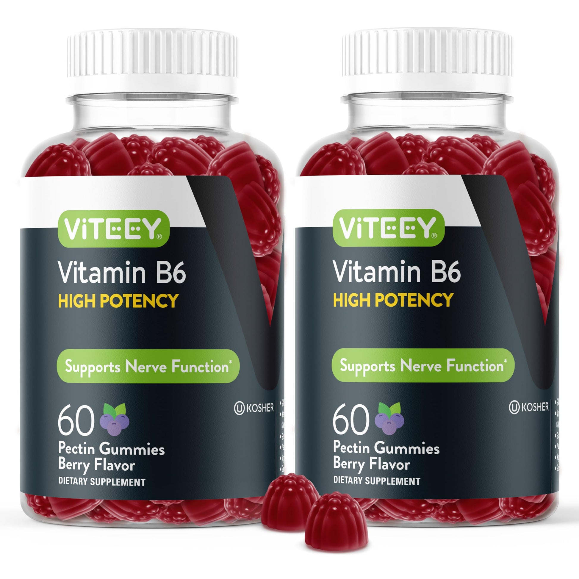 Viteey Vitamin B6 Gummies 120-count