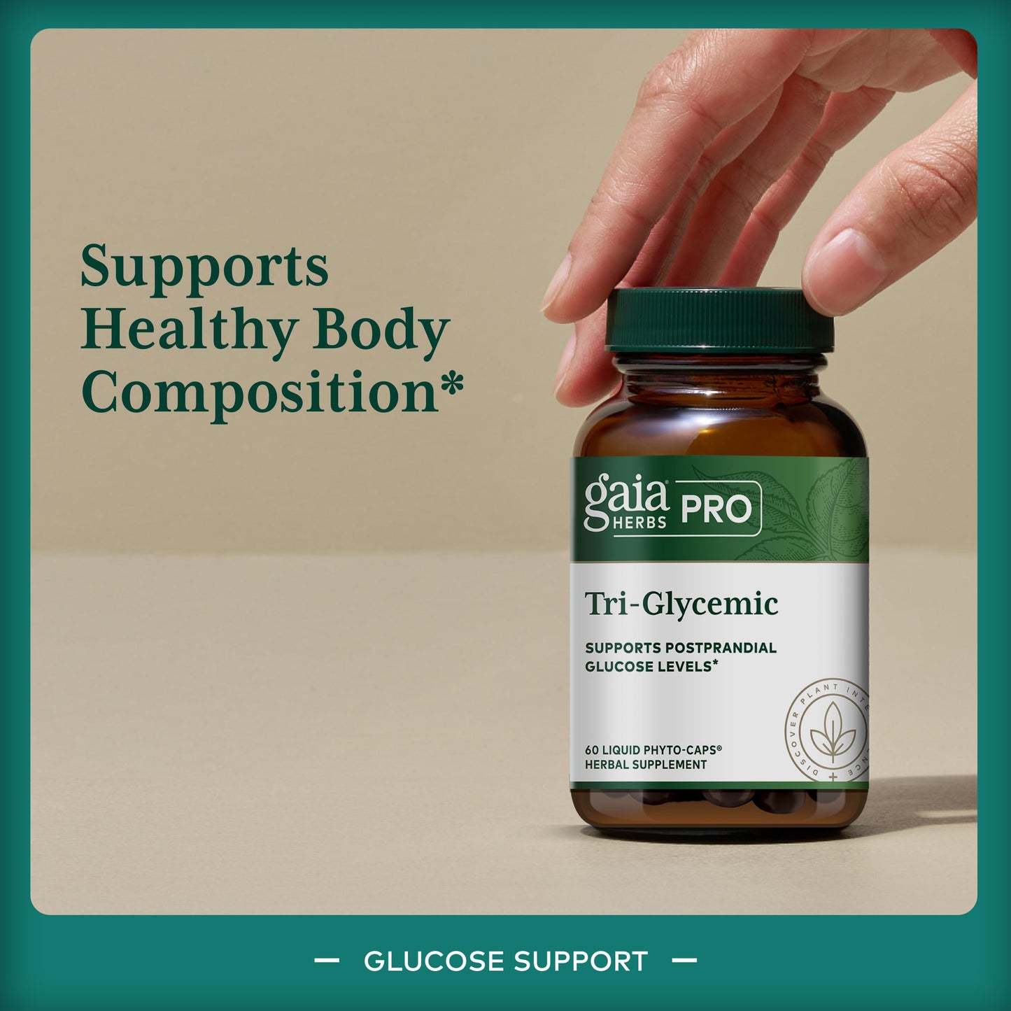 Gaia Herbs PRO Tri-Glycemic Capsule 60 Count