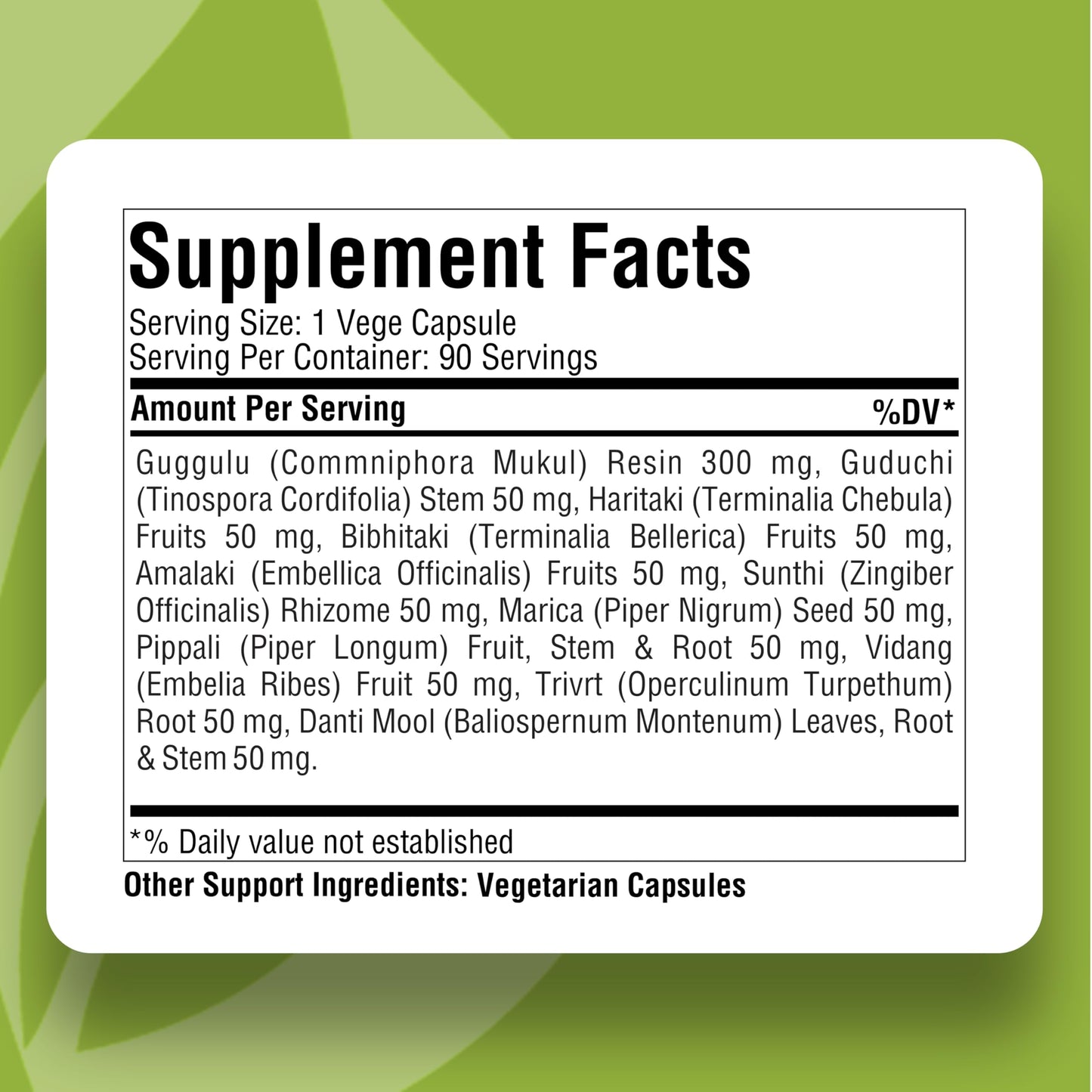 Herbsforever Kaishora Guggul Capsules 90 Count