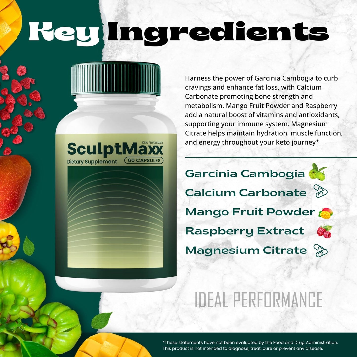 Ideal Performance SculptMaxx Capsule 60 Count