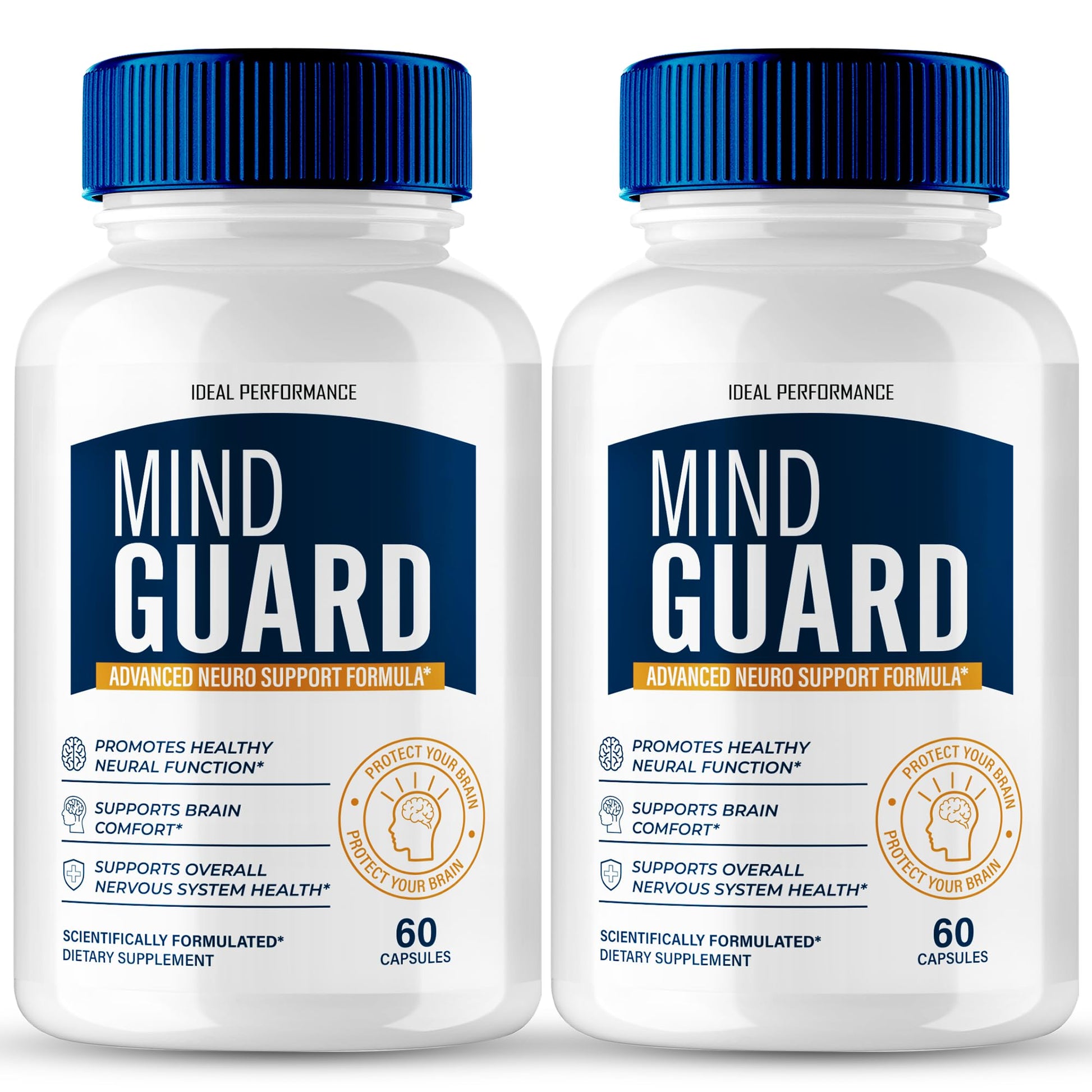 IDEAL PERFORMANCE Mind Guard Brain Supplement Capsules, 120 Capsules