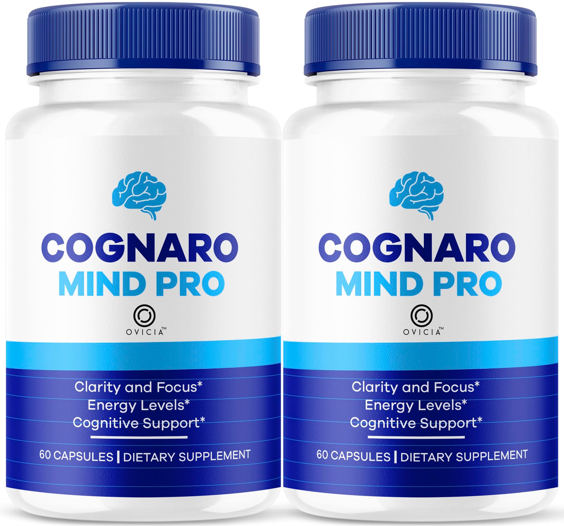 OVICIA CognaroMindPro Capsules Brain Advanced Formula Daily Support, All Natural Maximum Strength Vitamin for Overall Health & Wellness, 120 Capsules