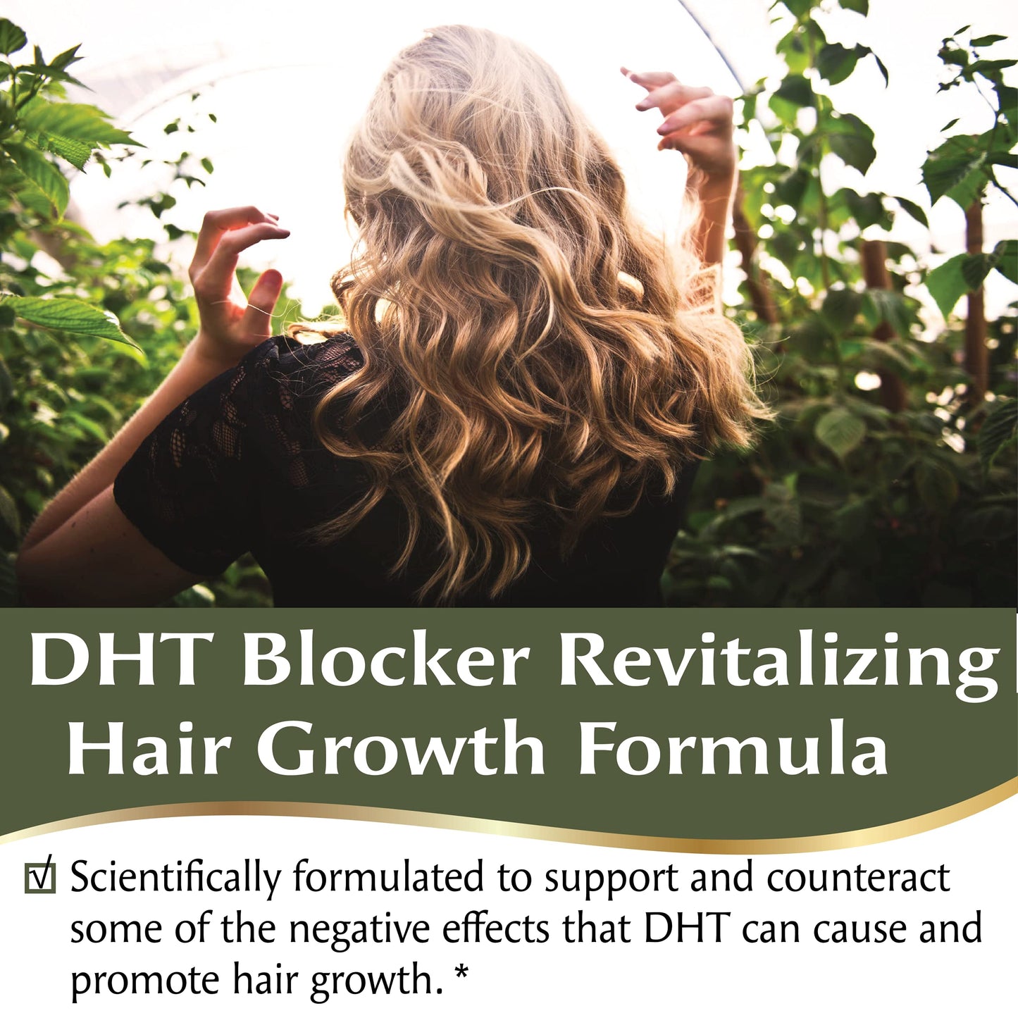 Pacific Nature's DHT Blocker Revitalizing Hair Growth Supplement Capsule, 90 Count