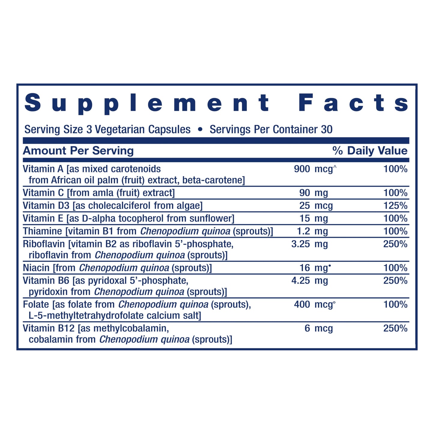 Life Extension Whole Food Multivitamin Capsules, 90 Count
