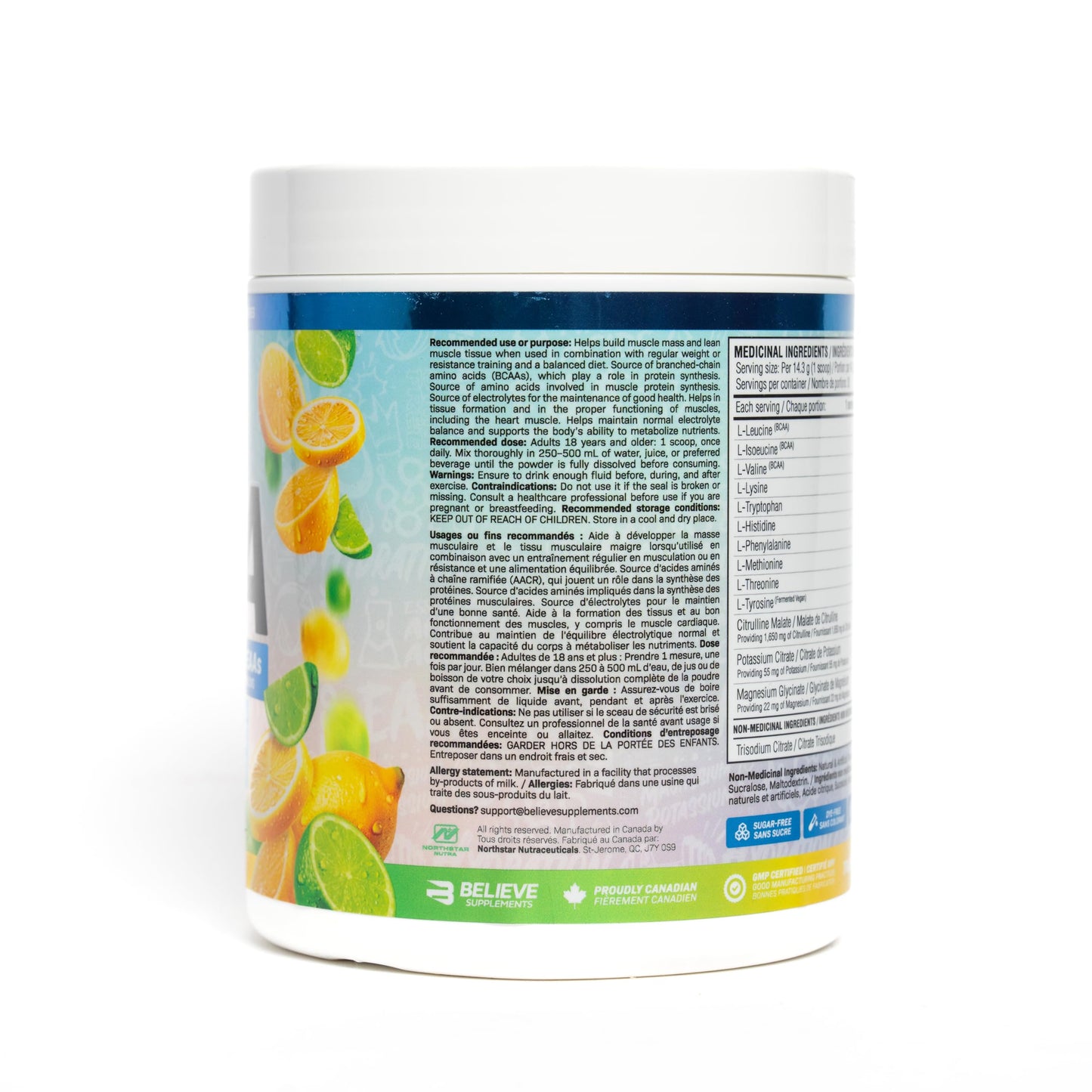 Believe Supplements Performance EAA Powder 13.76 Ounces