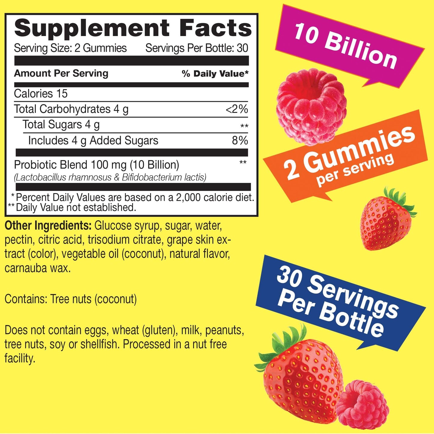 WellYeah Probiotic Gummies for Men with 10 Billion CFUs, Restore Natural Digestive Balance, Reduce Gas, Bloating, and Irregularity, Gluten Free, Non-GMO, Vegetarian Gummies, 60 Count