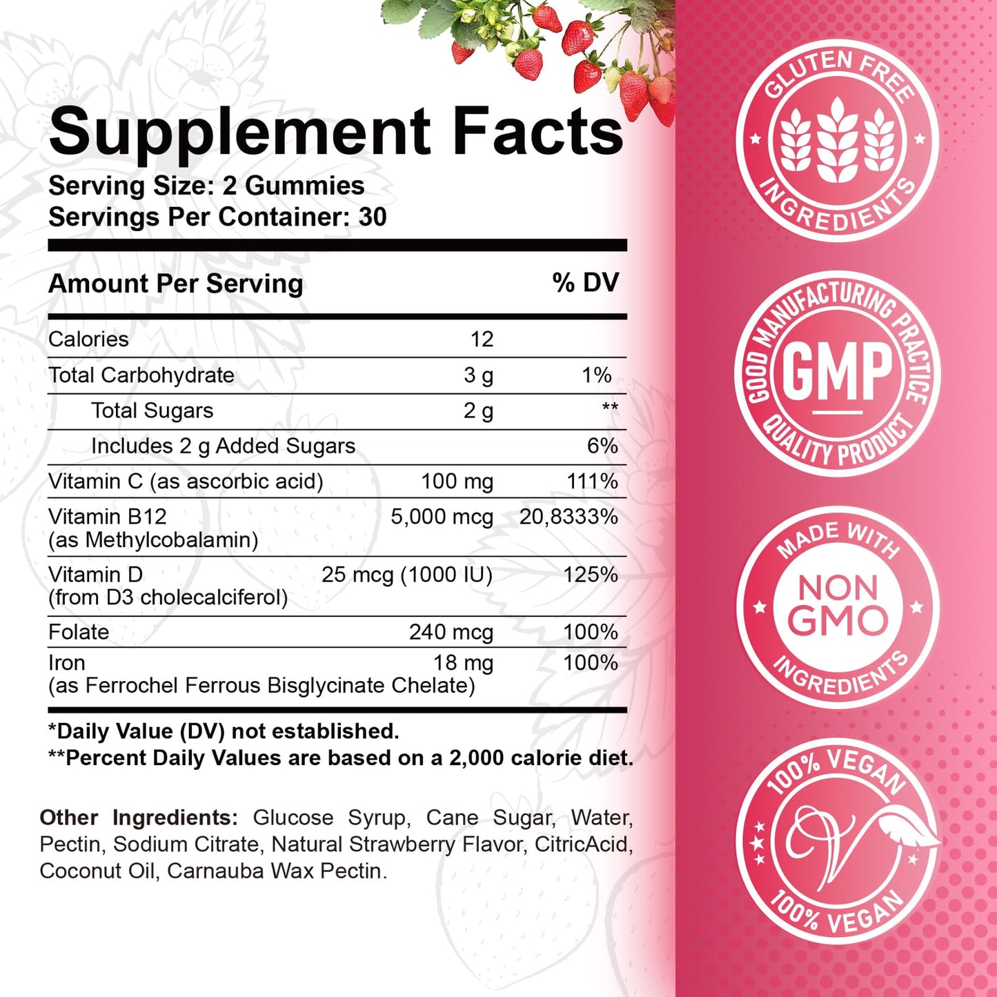ReviNutra Vitamin B12 Complex Gummies 120 Gummies