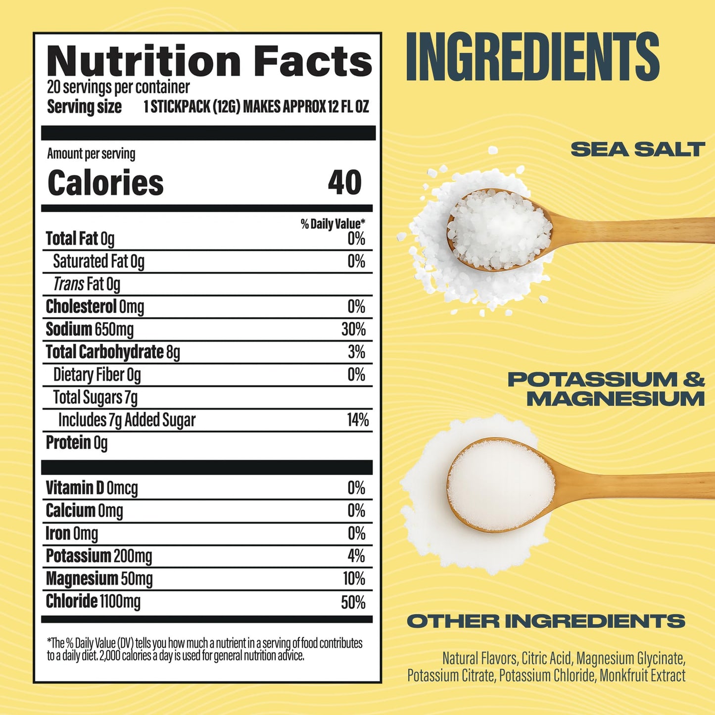 BUBS Naturals Hydrate or Die Electrolytes Powder Packets, Powder, 8.5 oz