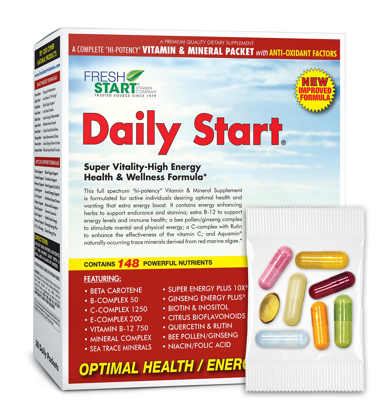 Fresh Start Daily Start All-in-One Daily Vitamin Pack Capsule, 30 Count