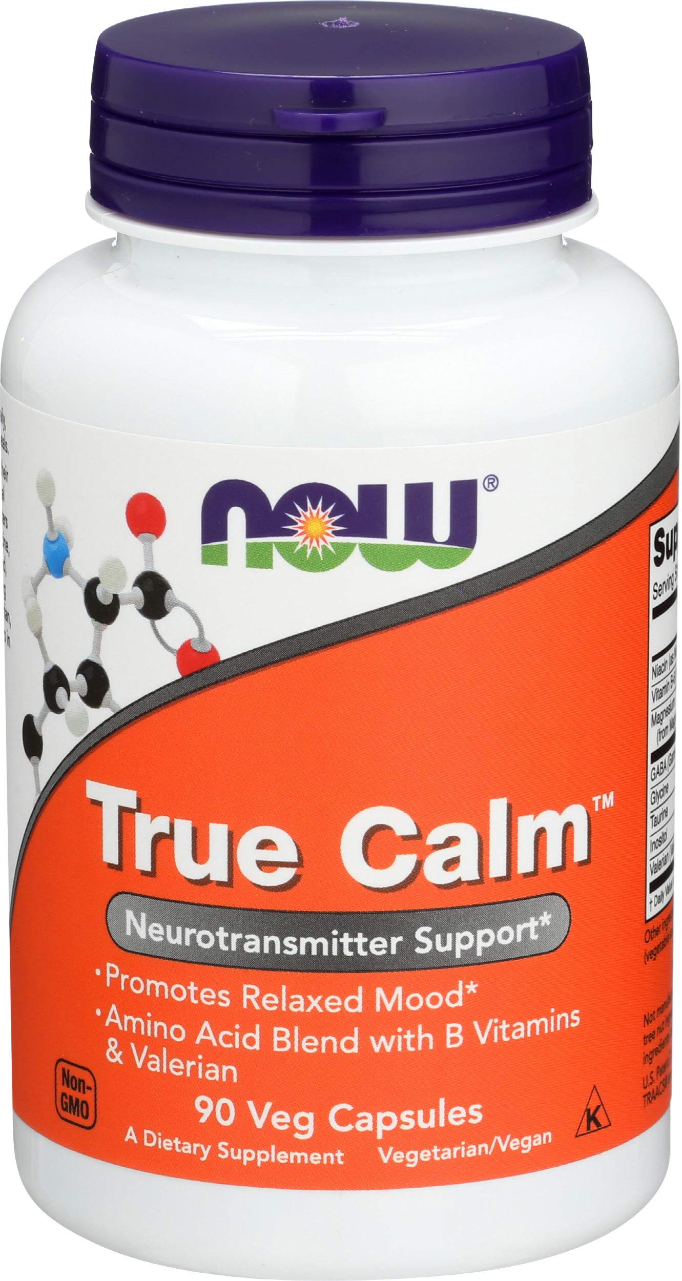 NOW Foods True Calm Amino Relaxer 180 Capsules