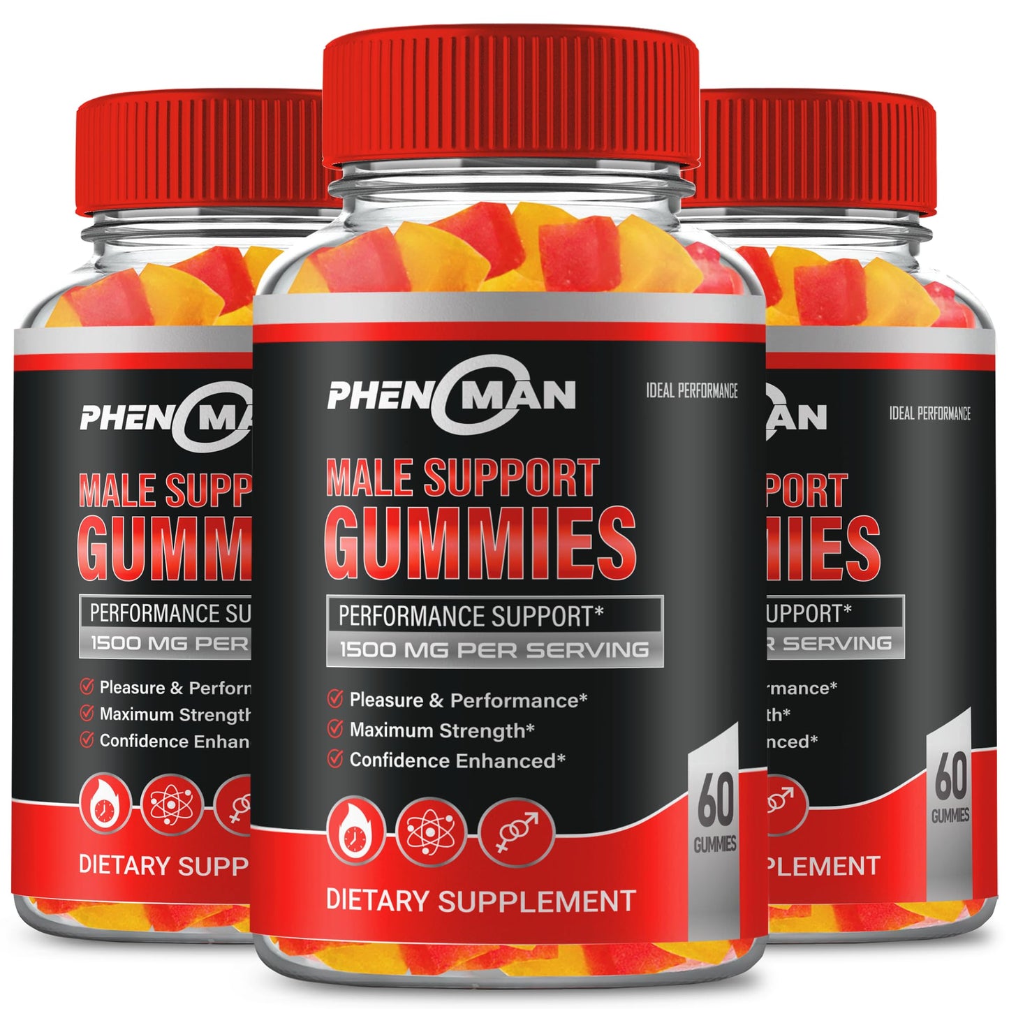 IDEAL PERFORMANCE Phenoman Hemp Gummies 180 Gummies
