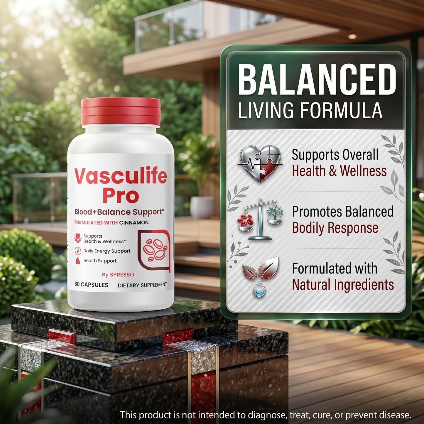 SPRESSO Vasculife Blood Balance Capsules, 60 Capsules