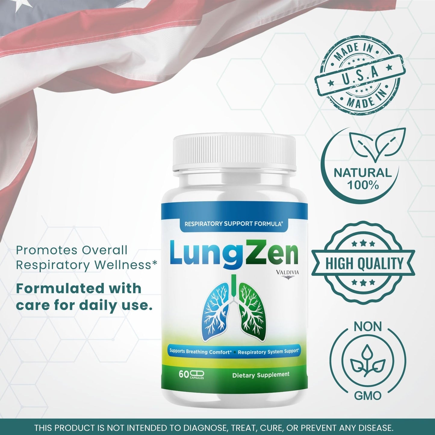 Valdivia LungZen Capsules 60 Count
