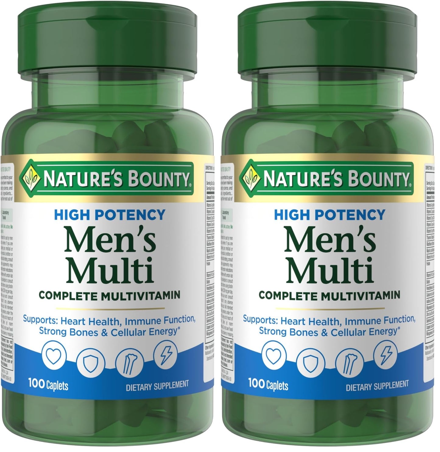 Nature's Bounty High Potency Men's Complete Multivitamin, 200 Capsules