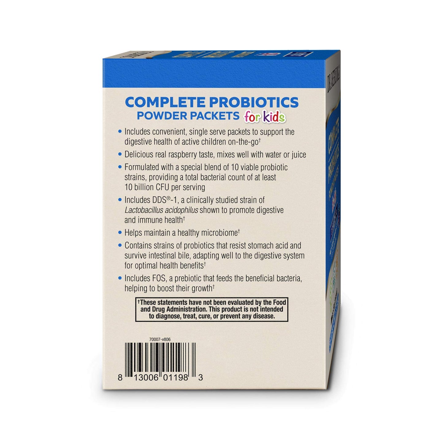 Dr. Mercola Complete Probiotics Powder Packets for Kids - 30 Packets