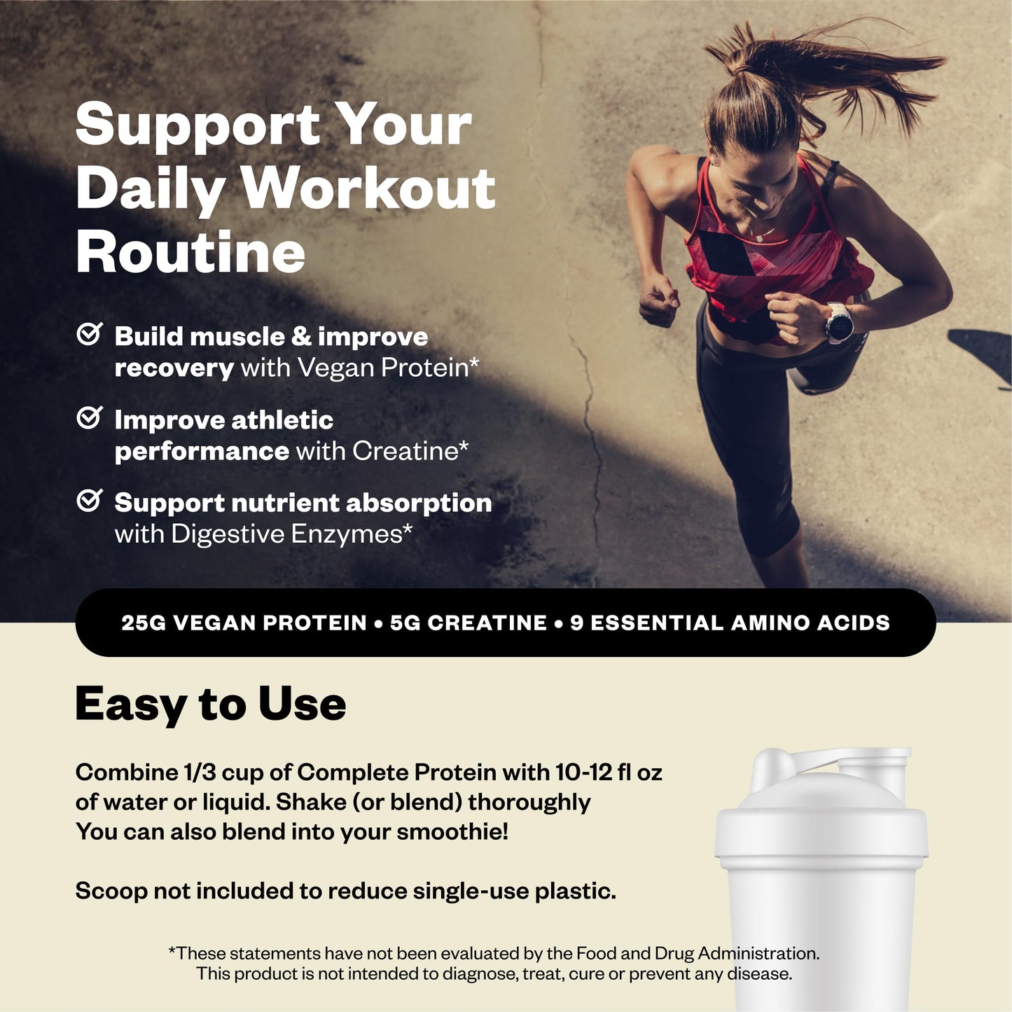 RNWY Complete Protein Powder, Vanilla, 31.9 oz