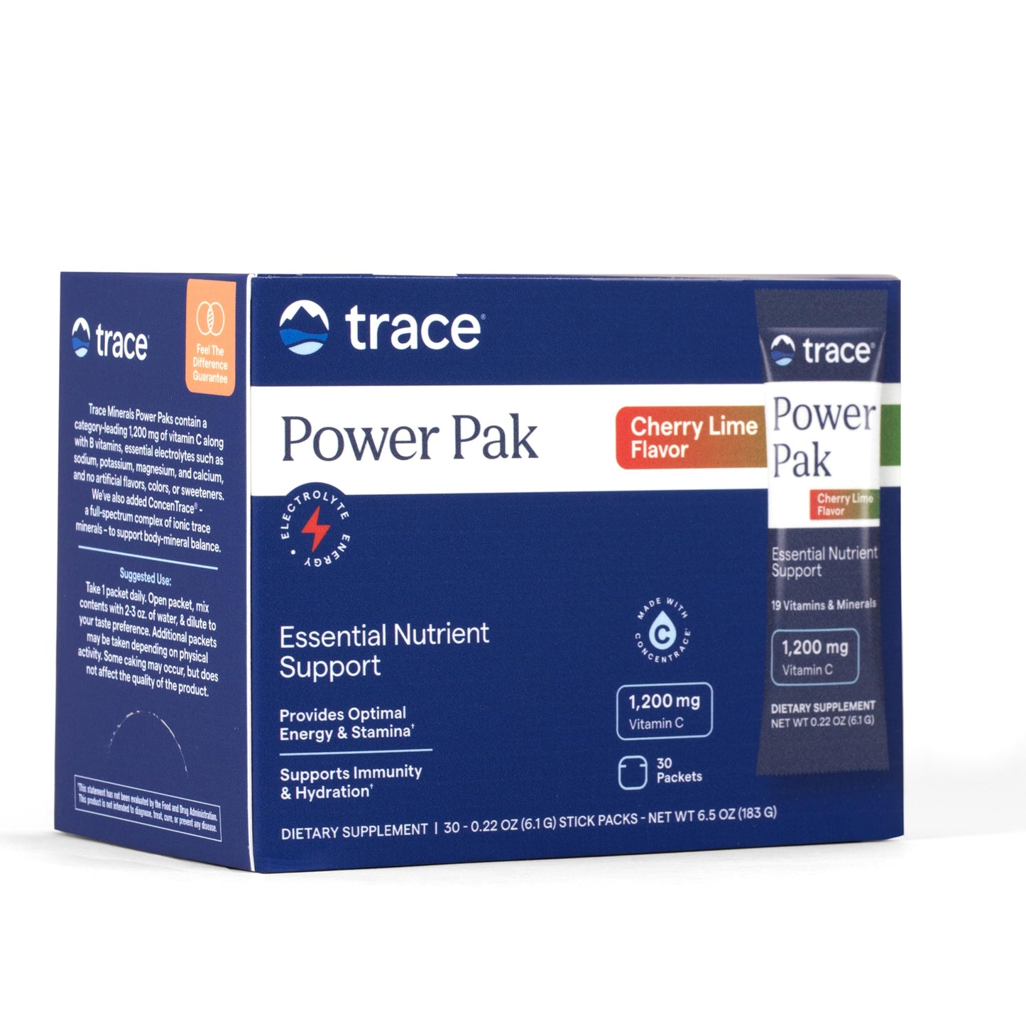 Trace Minerals Power Pak Multivitamin Packets Powder 30 Count