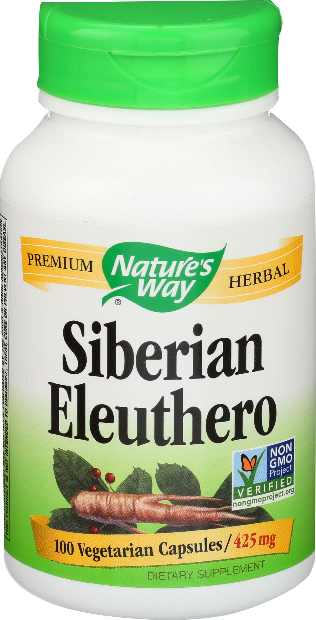 Nature's Way Siberian Eleuthero Root Capsules 100