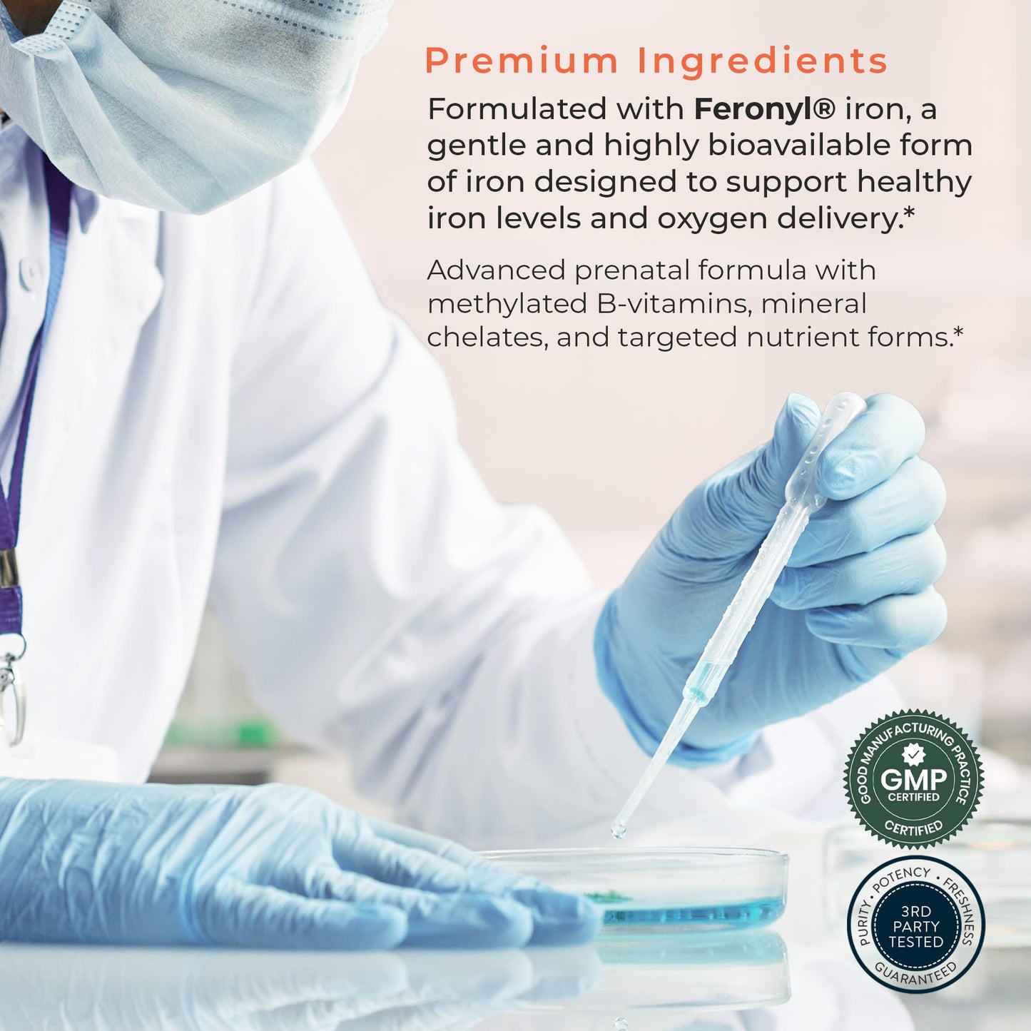 Molecular Fertility Peak Prenatal Capsules 180 Count
