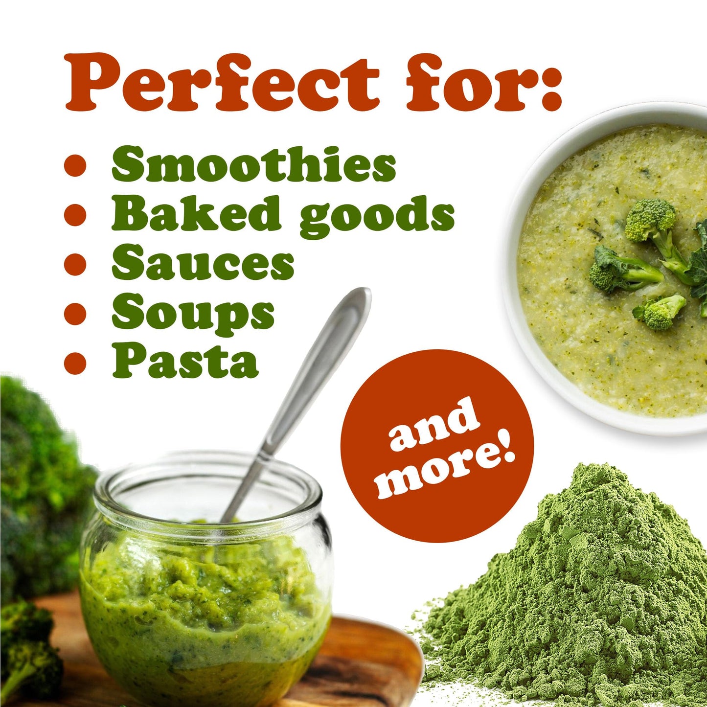Food to Live Broccoli Powder 8 Ounces