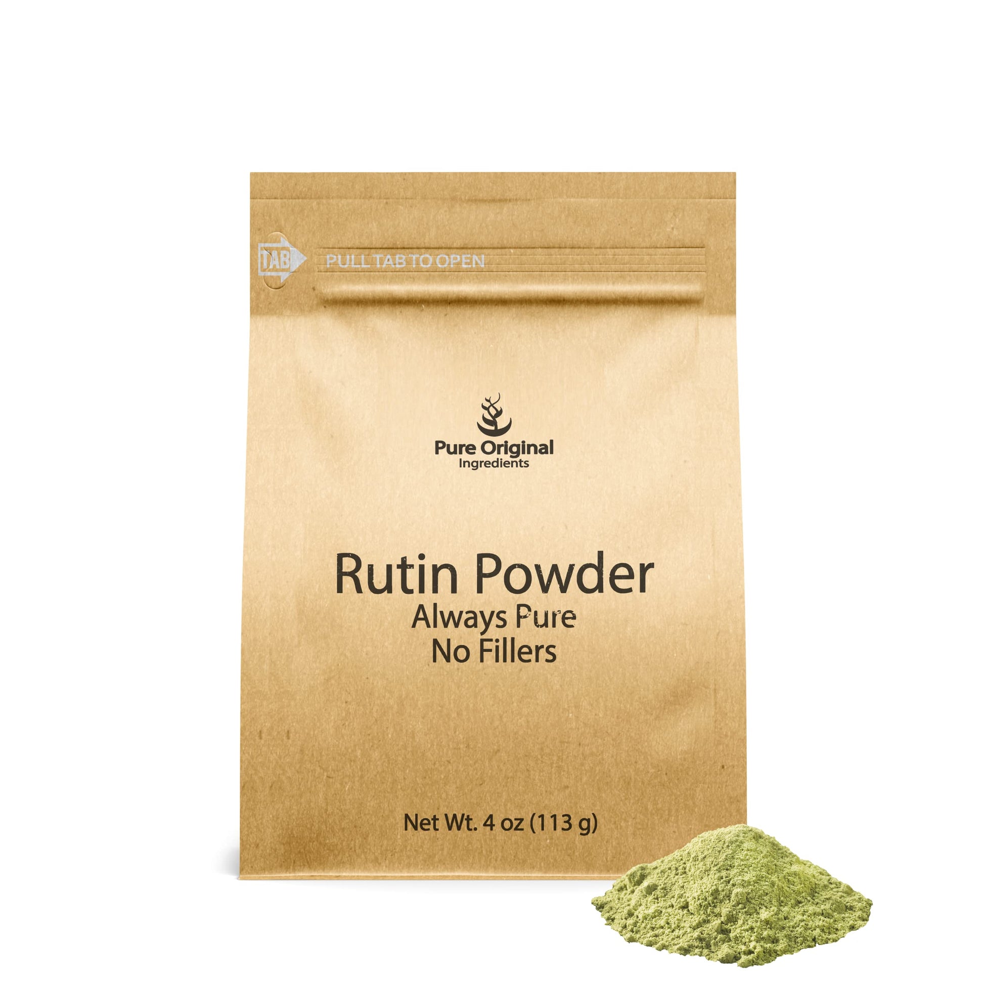 PURE ORIGINAL INGREDIENTS Rutin Powder, 4 oz