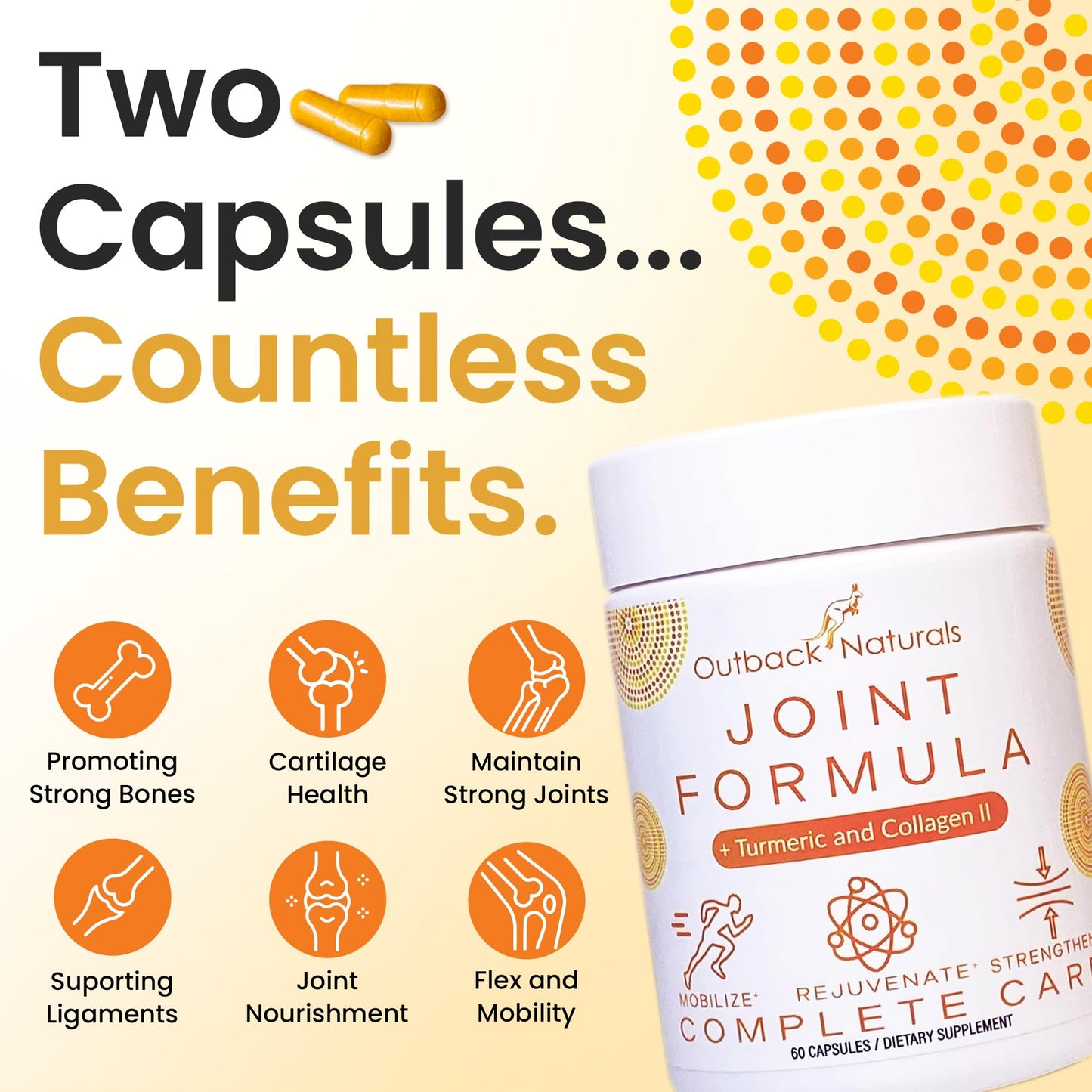 Outback Naturals Enhanced Joint Relief Formula, 60 Capsules