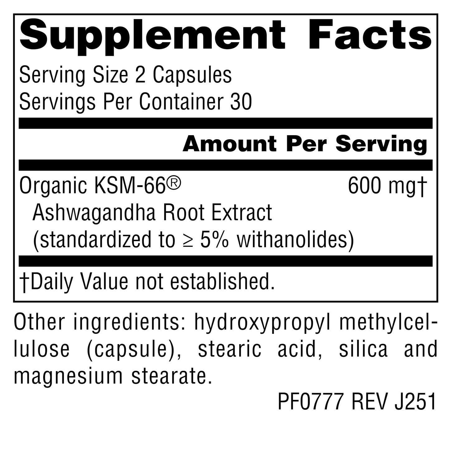 Planetary Herbals KSM-66 Ashwagandha Capsules 60