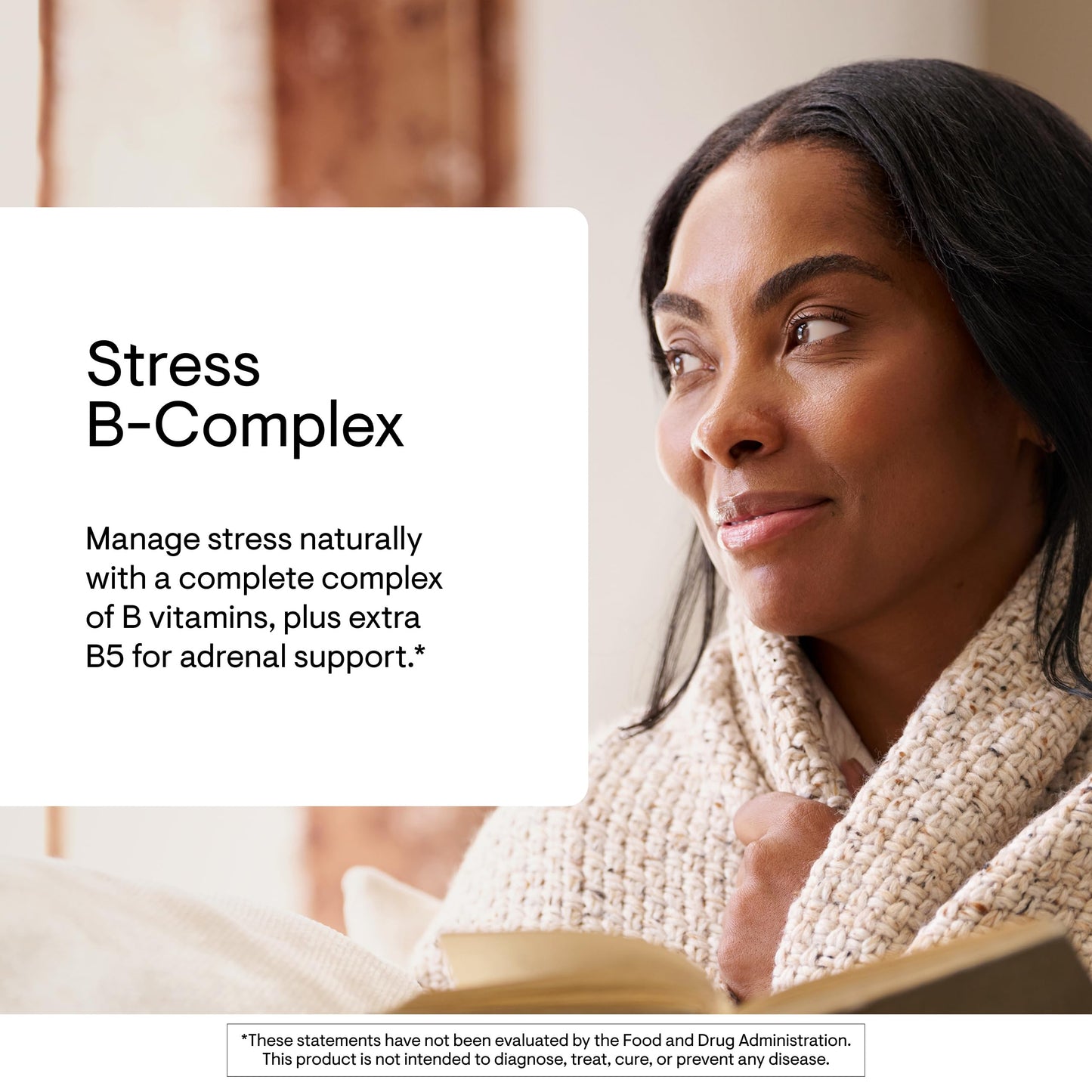 Thorne Stress B-Complex, 8 B Vitamins & Choline with Extra B5 60 Capsules