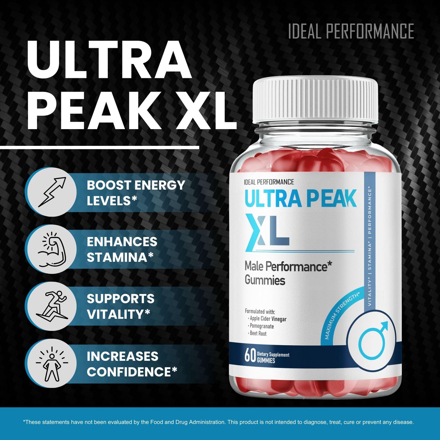 IDEAL PERFORMANCE Ultra Peak XL Gummies 300 Count