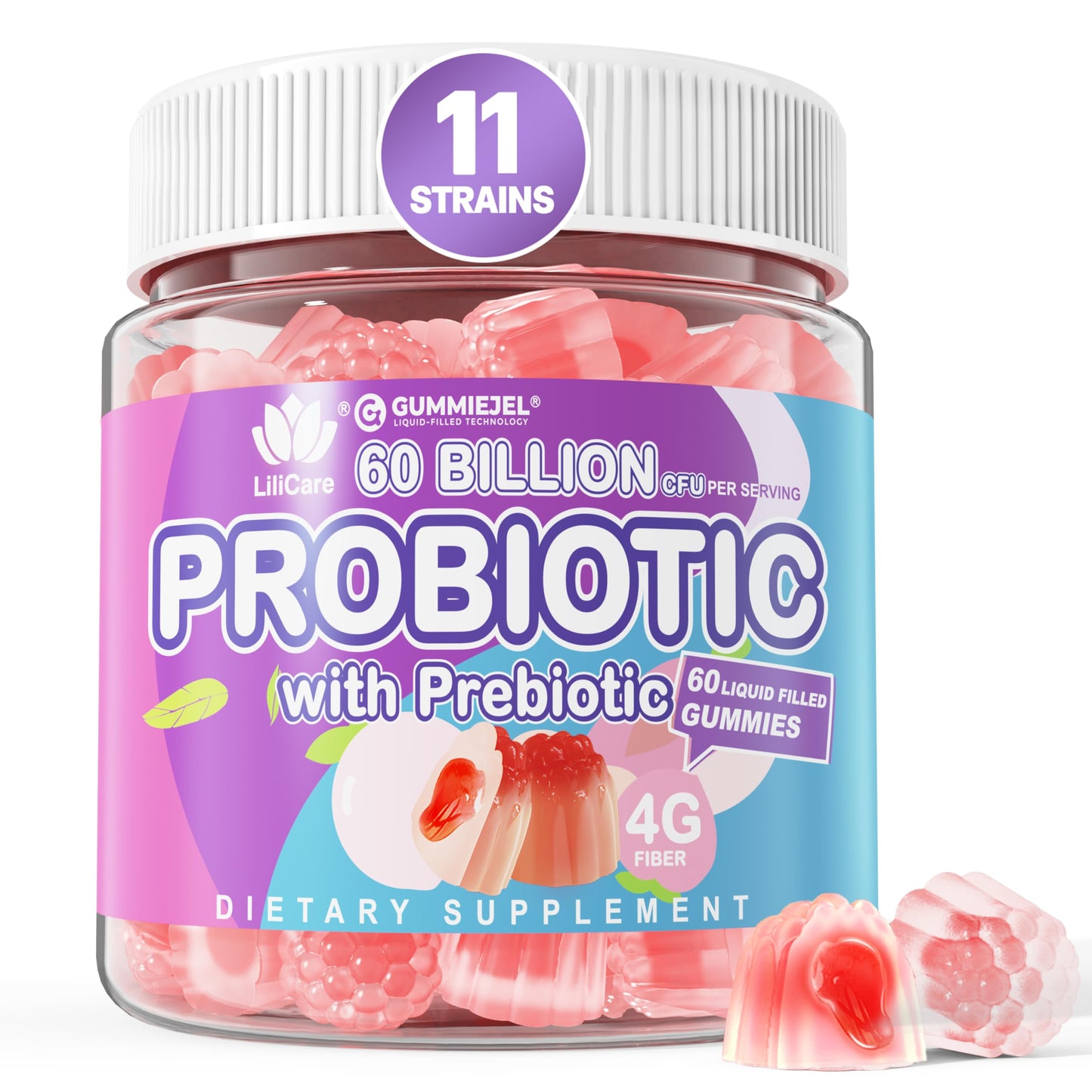 EnvyDeal Probiotic Gummies 60 Count