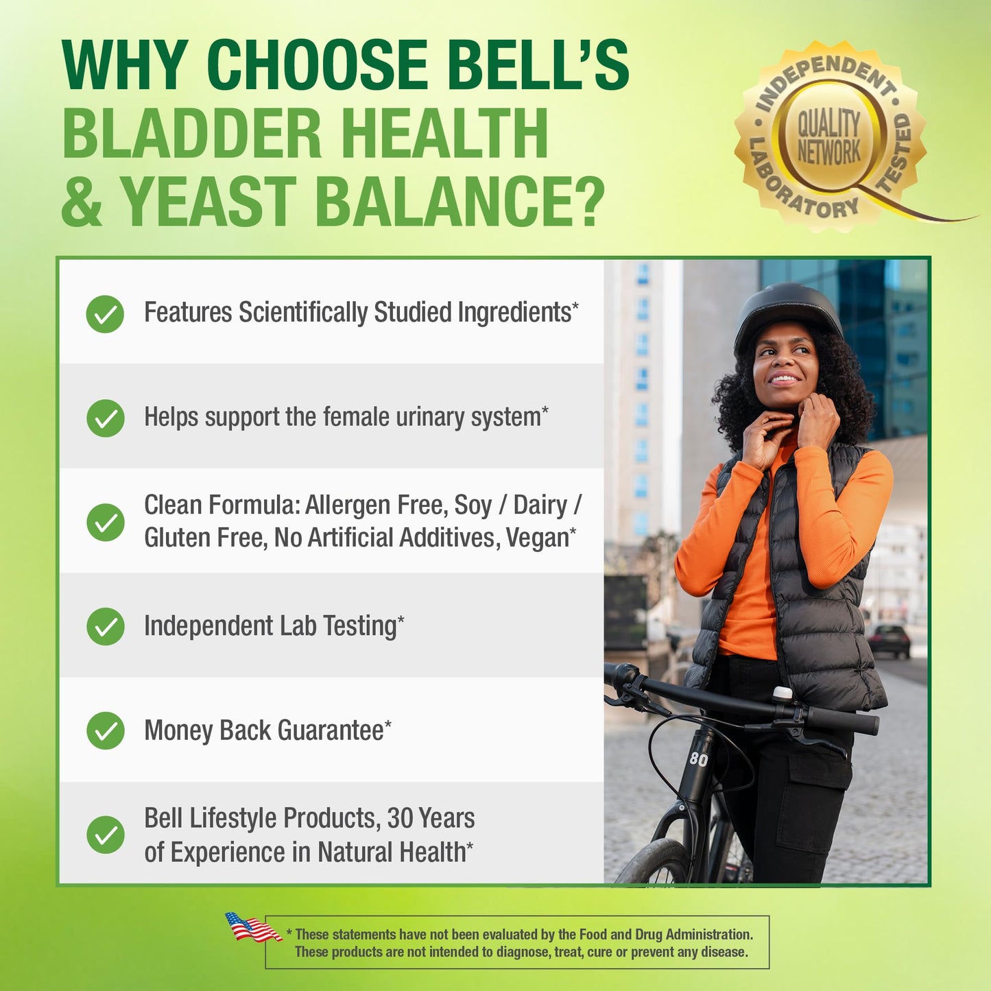 Bell Bladder Health & Yeast Balance Capsule 60 Count